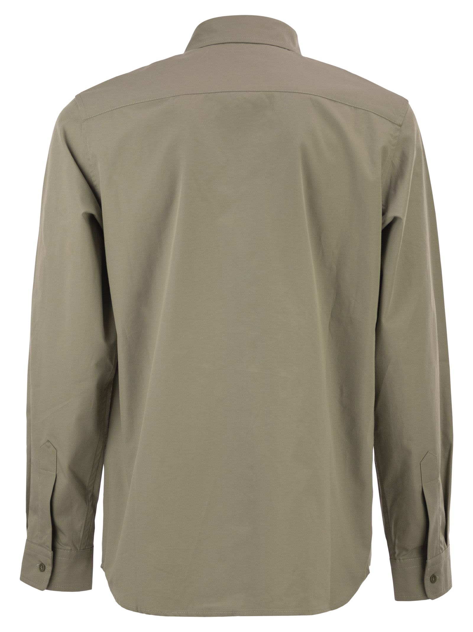 A.P.C. Men Cotton Utility Shirt With Patch Pockets A.P.C.