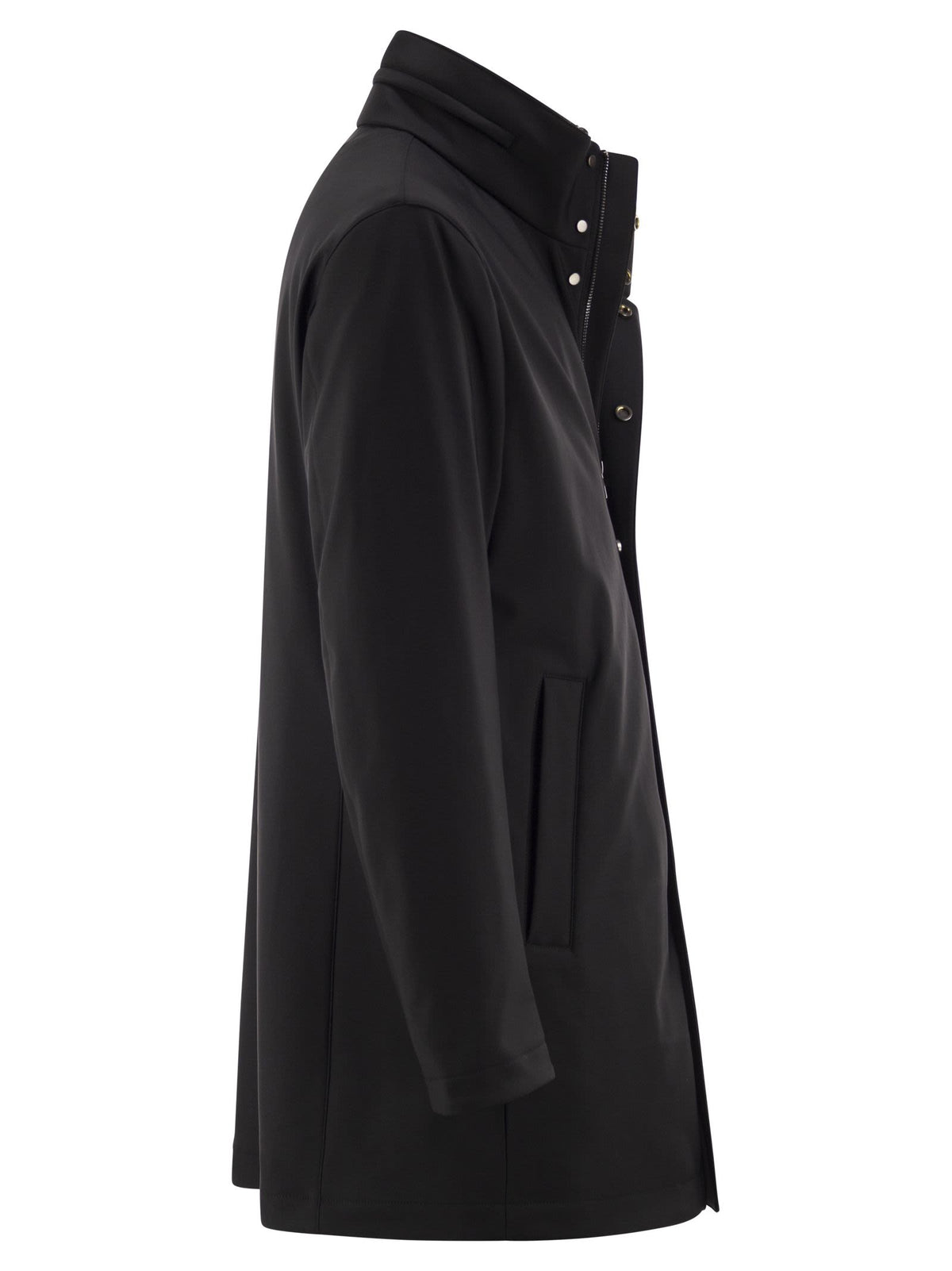 Montecore Men Stretch Technical Fabric Jacket With Detachable Inner Bib MONTECORE