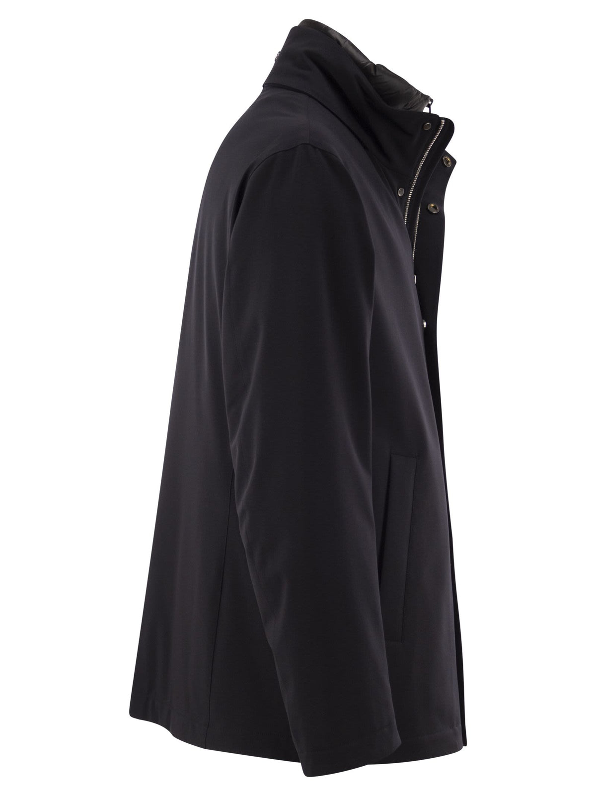 Montecore Men Stretch Technical Fabric Jacket With Detachable Inner Bib MONTECORE