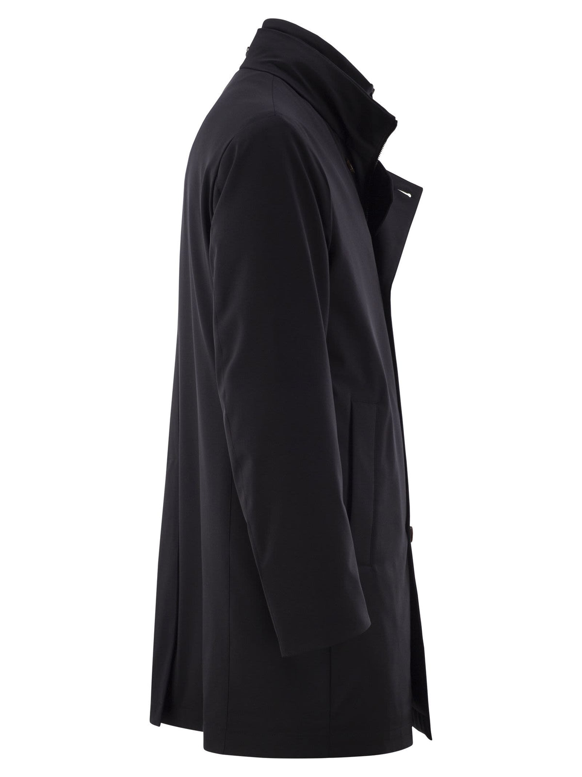 Montecore Men Double-Breasted Coat With Detachable Inner Bib And Down Padding MONTECORE