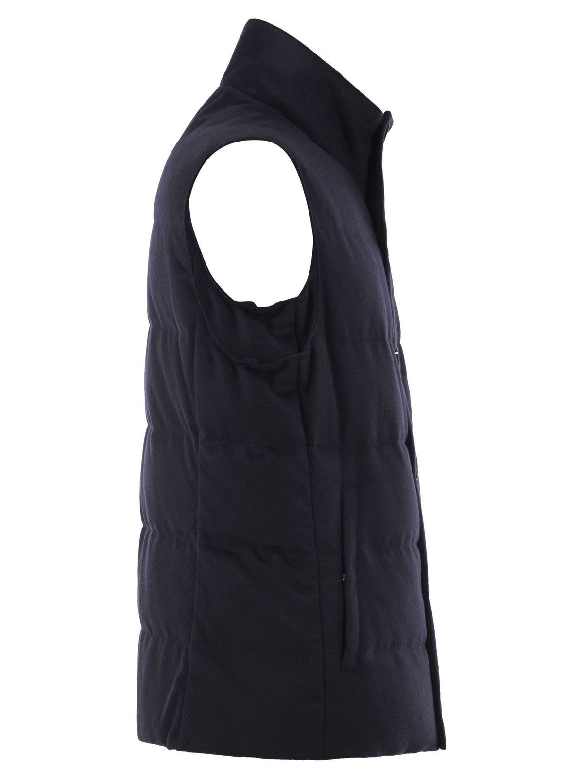 Montecore Men Wool, Silk And Cashmere Blend Padded Gilet MONTECORE