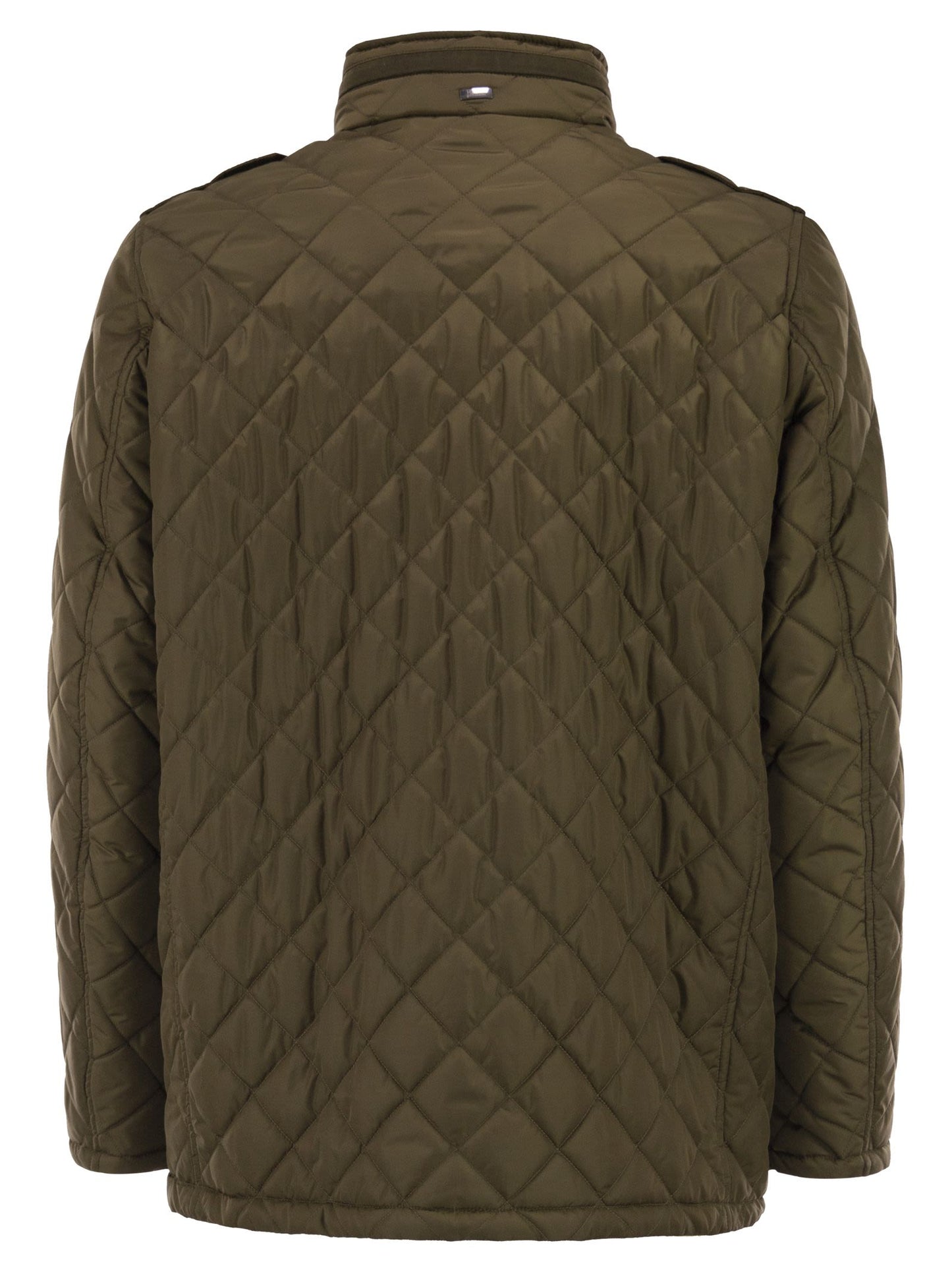 Herno Men Field Jacket With Diamond Quilting HERNO