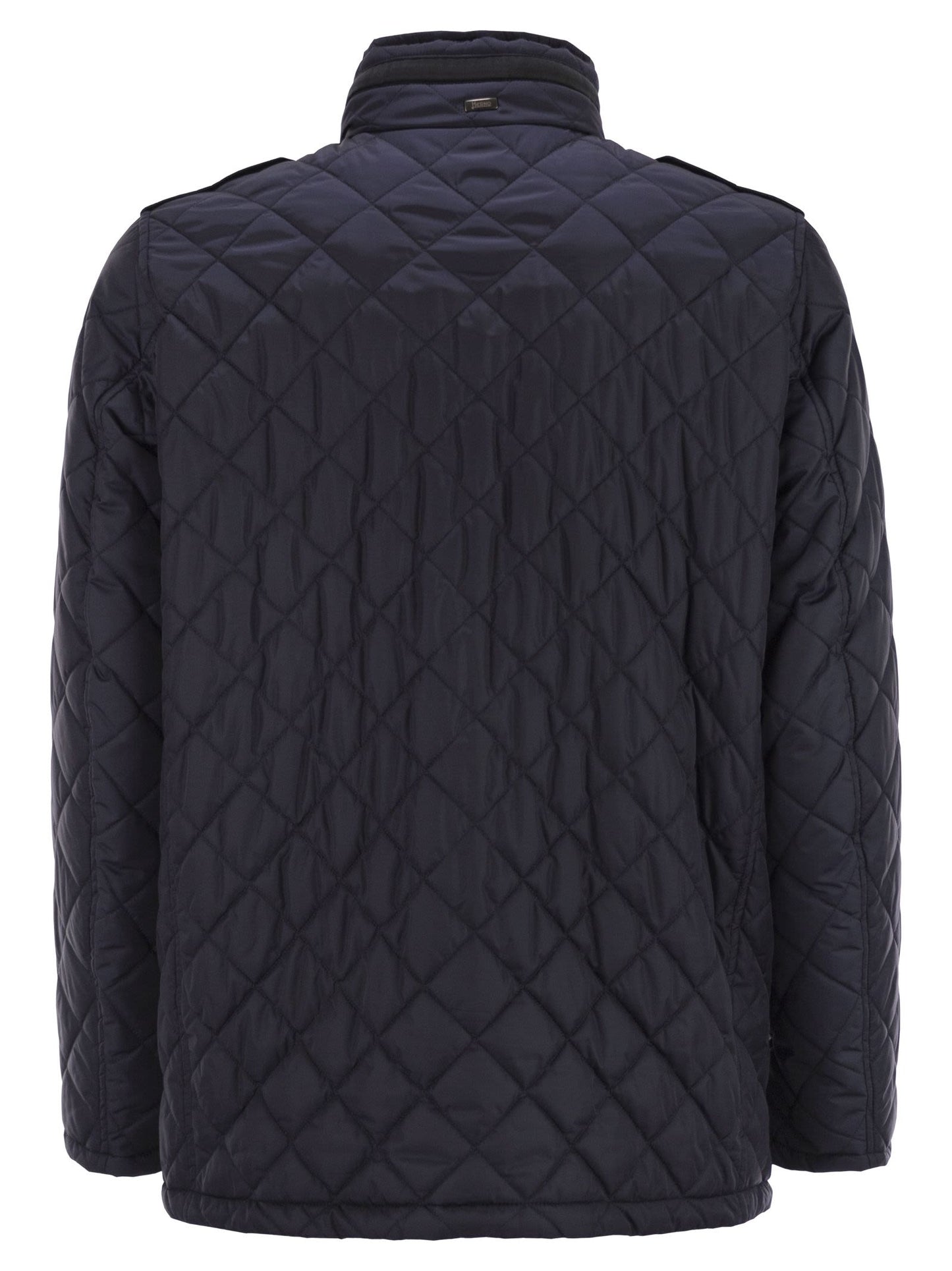 Herno Men Field Jacket With Diamond Quilting HERNO