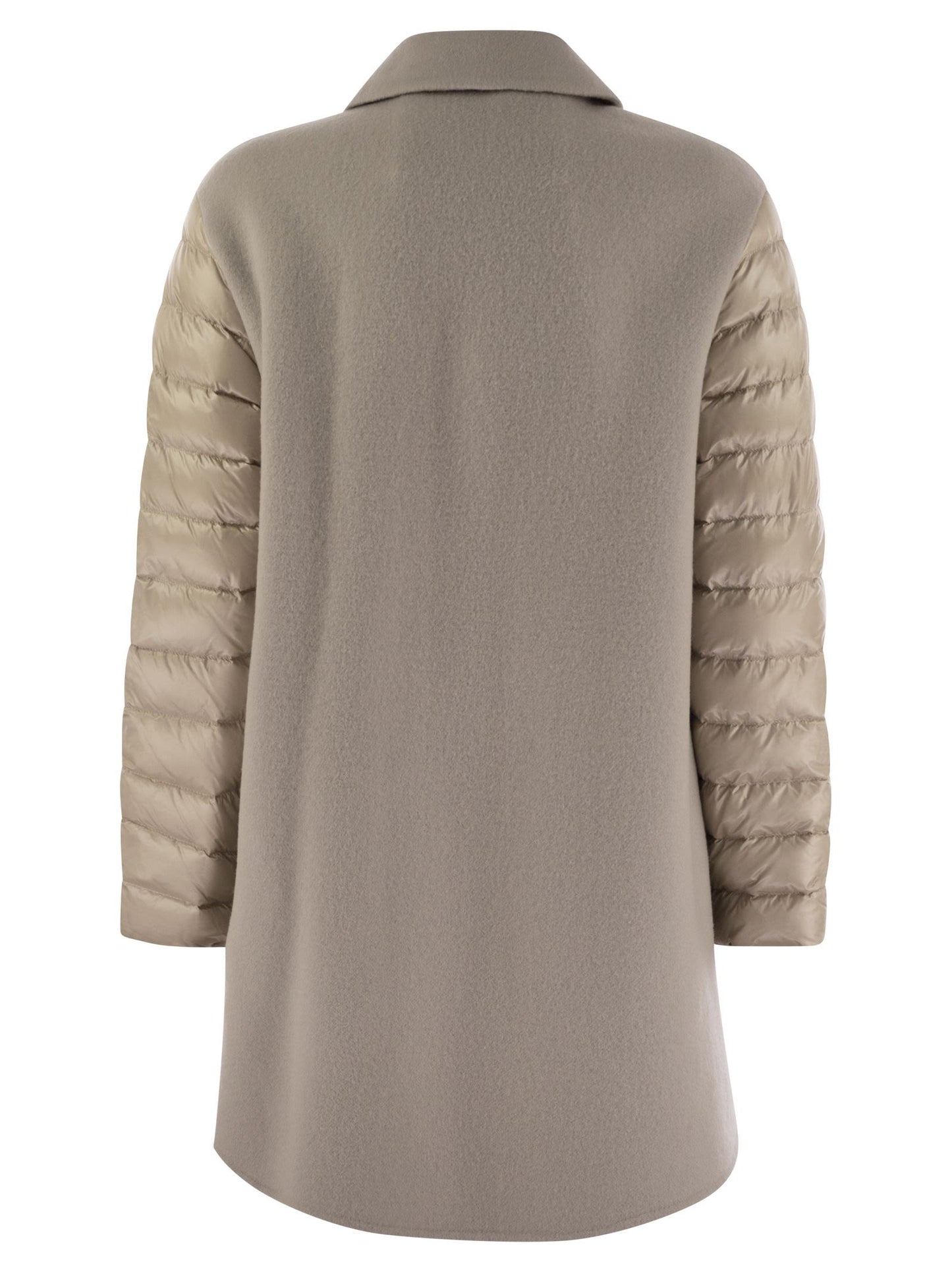 Herno Women Coat With Down Sleeves HERNO