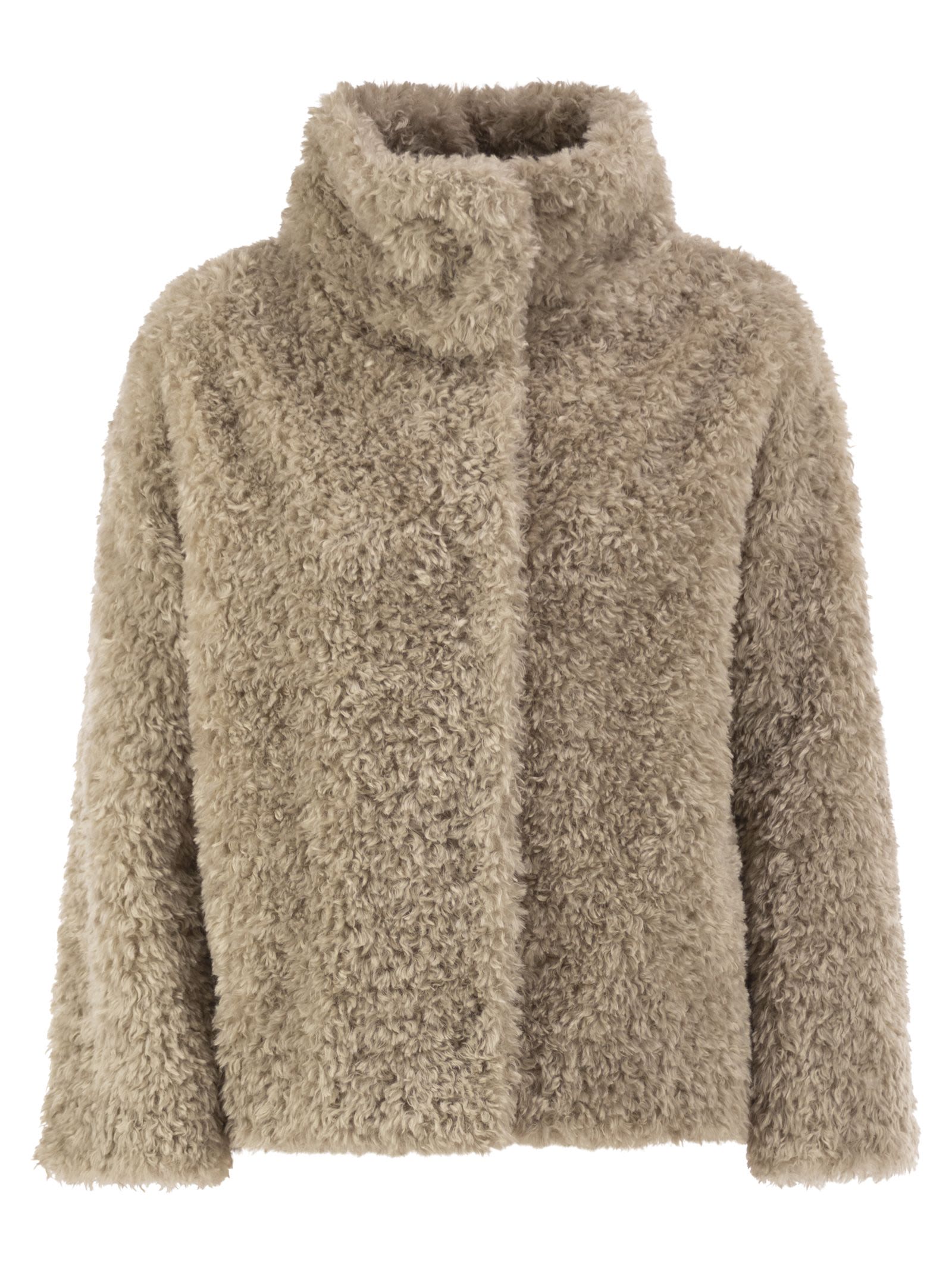 Herno Women Teddy Shearling-Effect Jacket HERNO