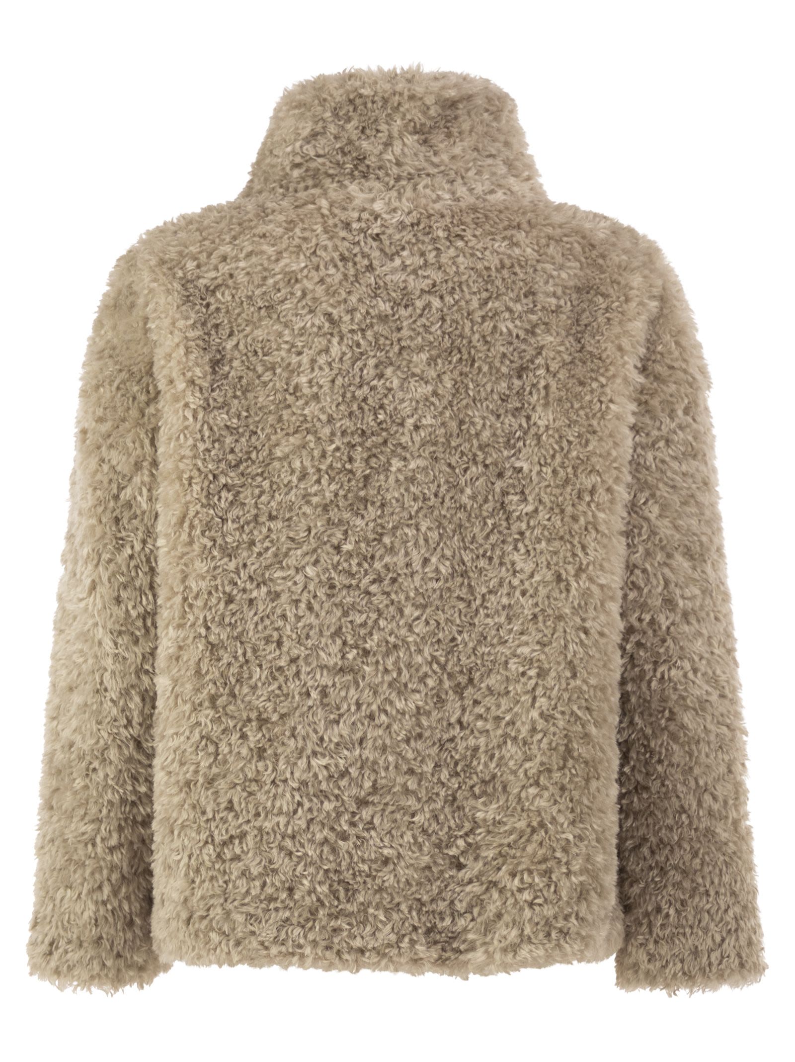 Herno Women Teddy Shearling-Effect Jacket HERNO