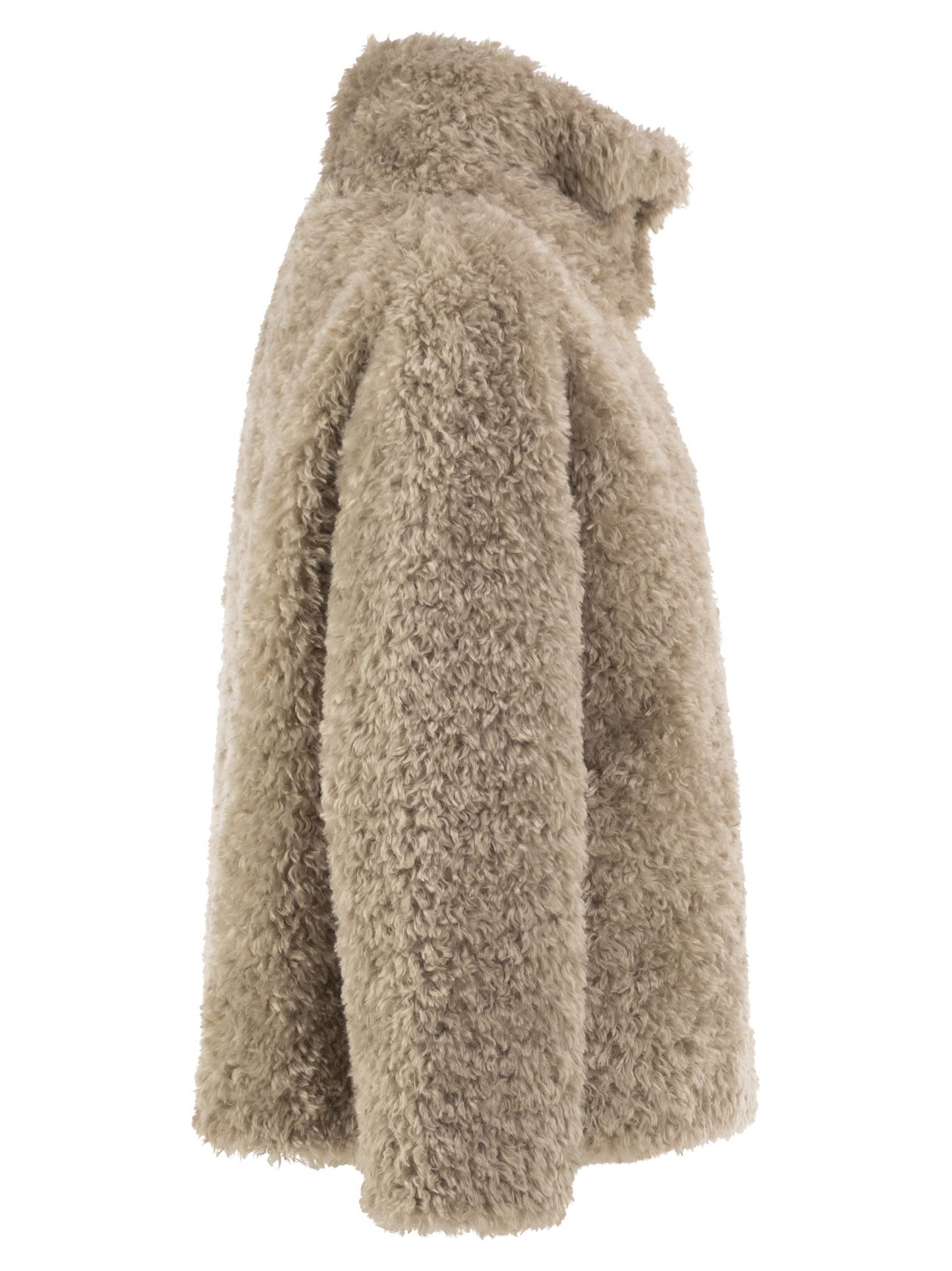 Herno Women Teddy Shearling-Effect Jacket HERNO