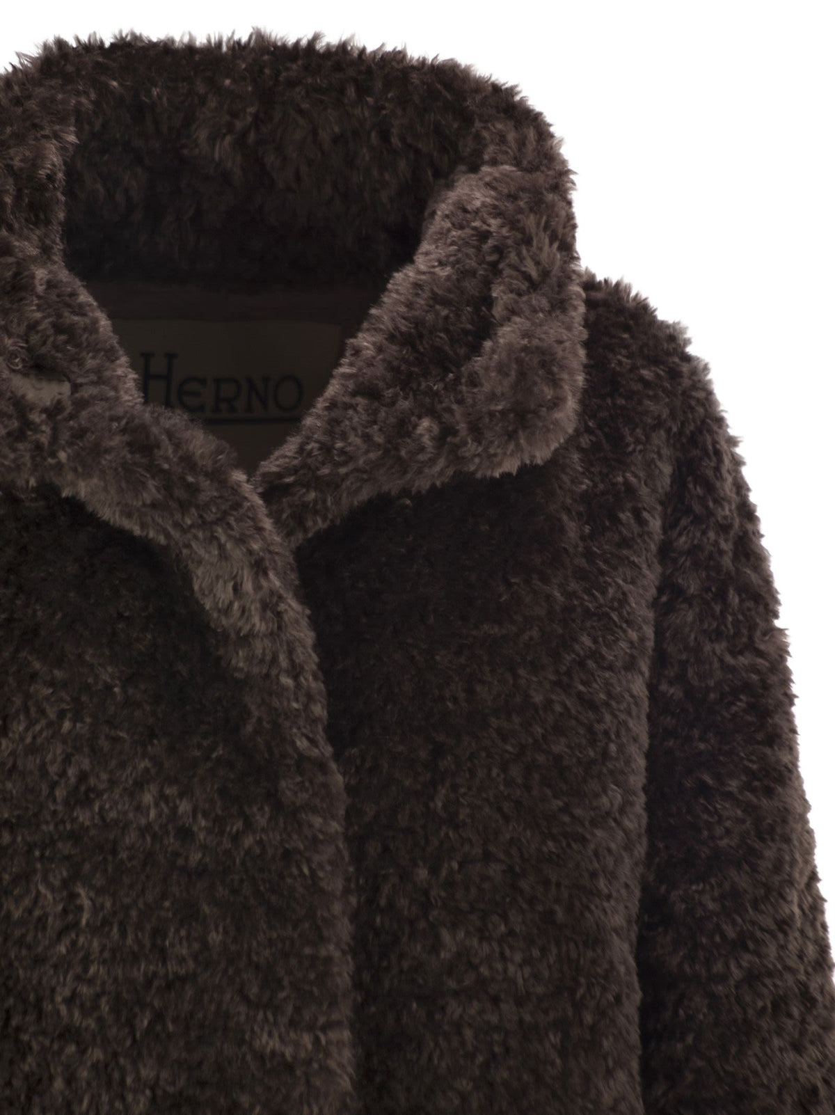 Herno Women Teddy Shearling-Effect Jacket HERNO