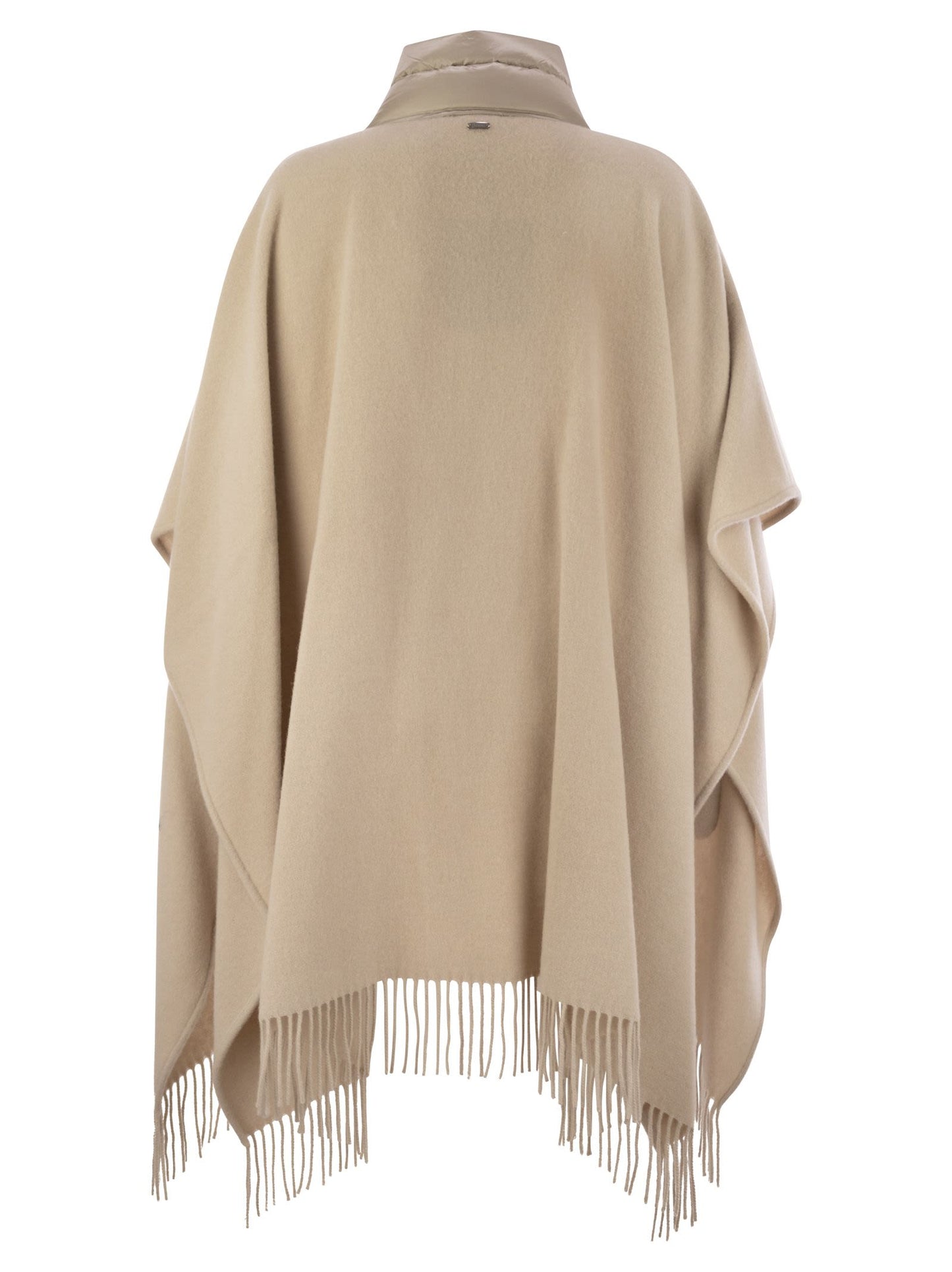 Herno Women Poncho Resort In Warmy E Nylon Ultralight HERNO