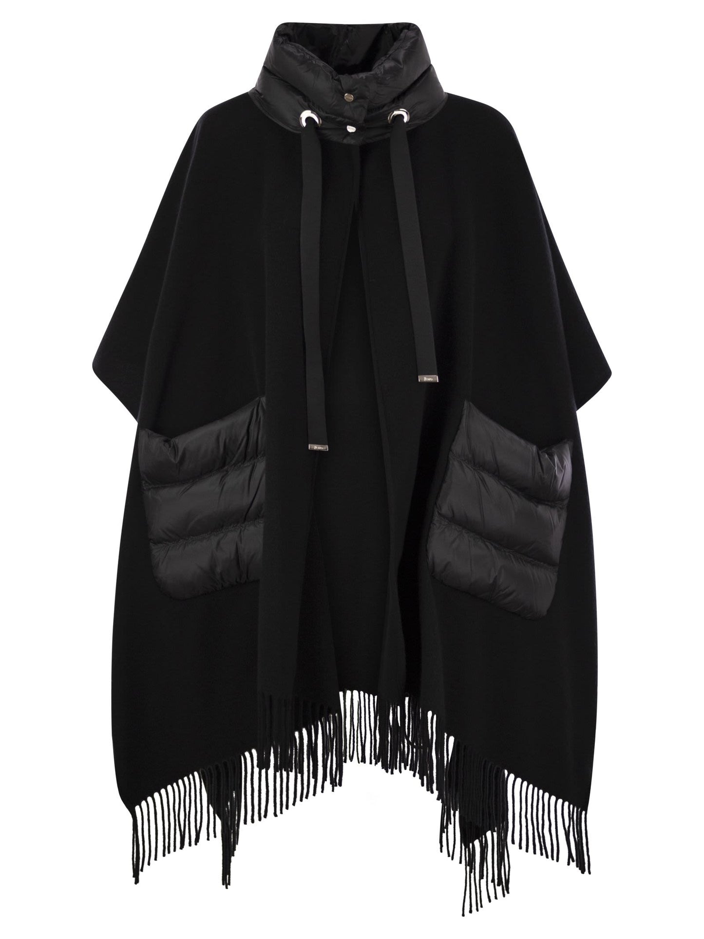 Herno Women Poncho Resort In Warmy E Nylon Ultralight HERNO