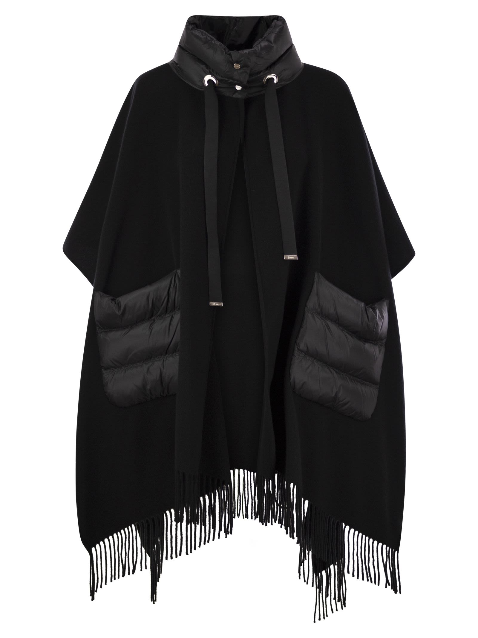 Herno Women Poncho Resort In Warmy E Nylon Ultralight HERNO