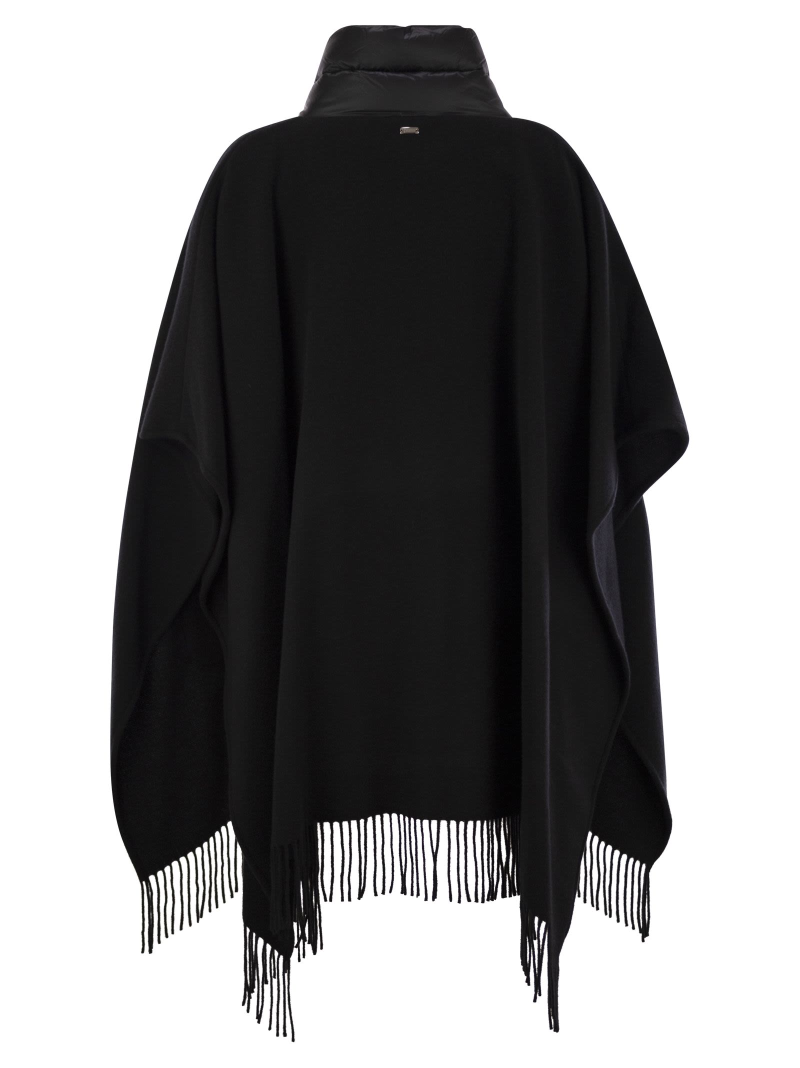 Herno Women Poncho Resort In Warmy E Nylon Ultralight HERNO