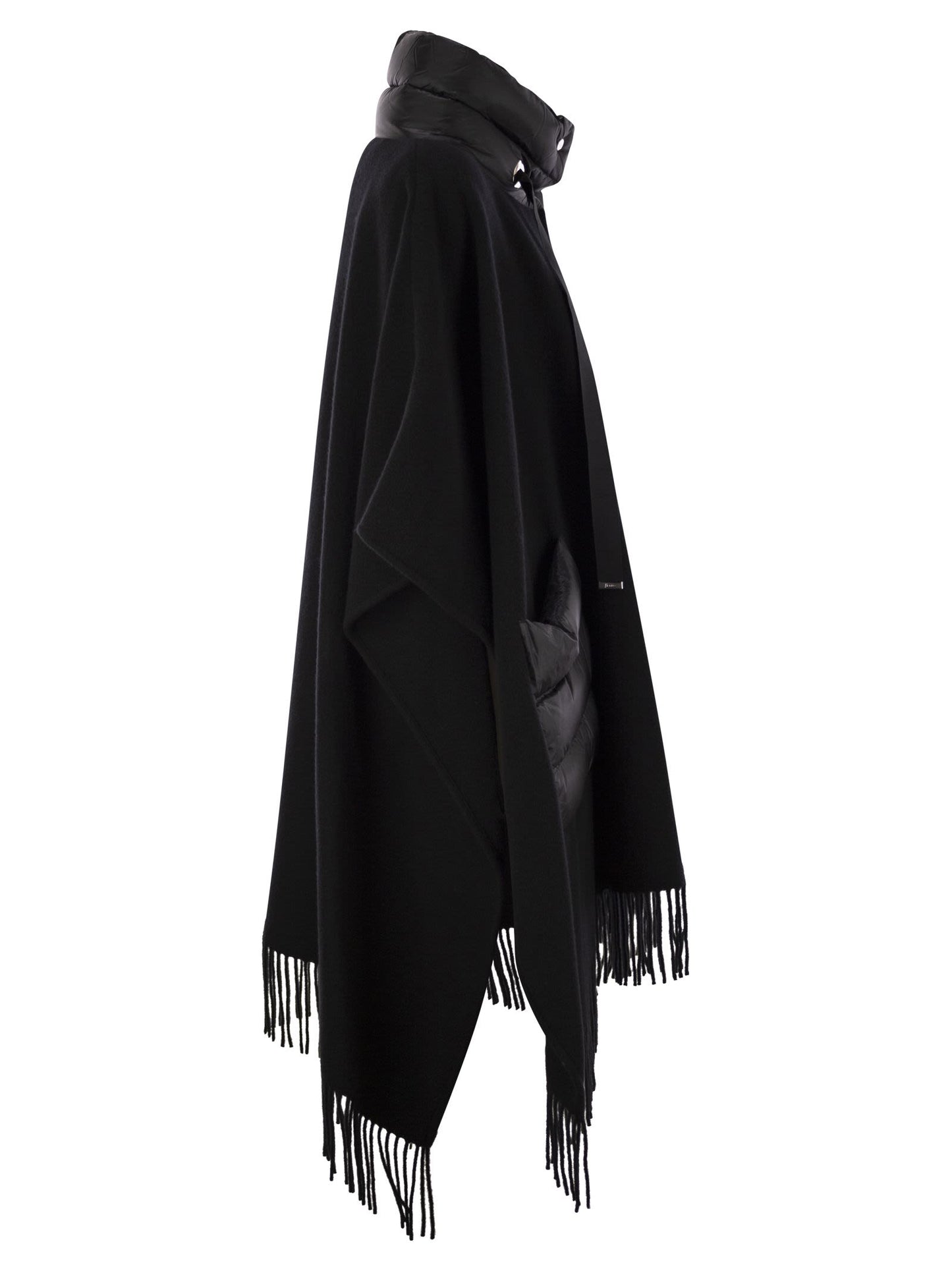 Herno Women Poncho Resort In Warmy E Nylon Ultralight HERNO