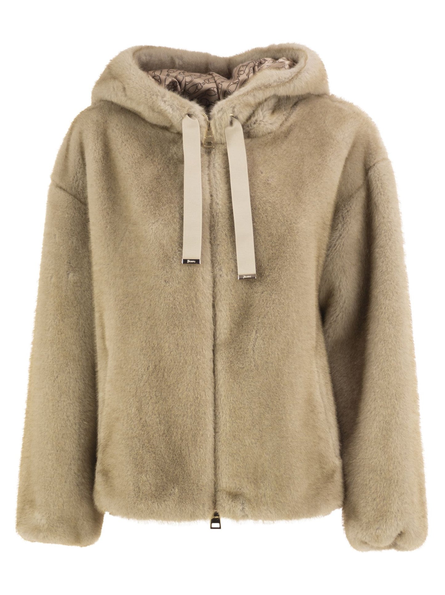 Herno Women Faux Fur Hooded Jacket HERNO