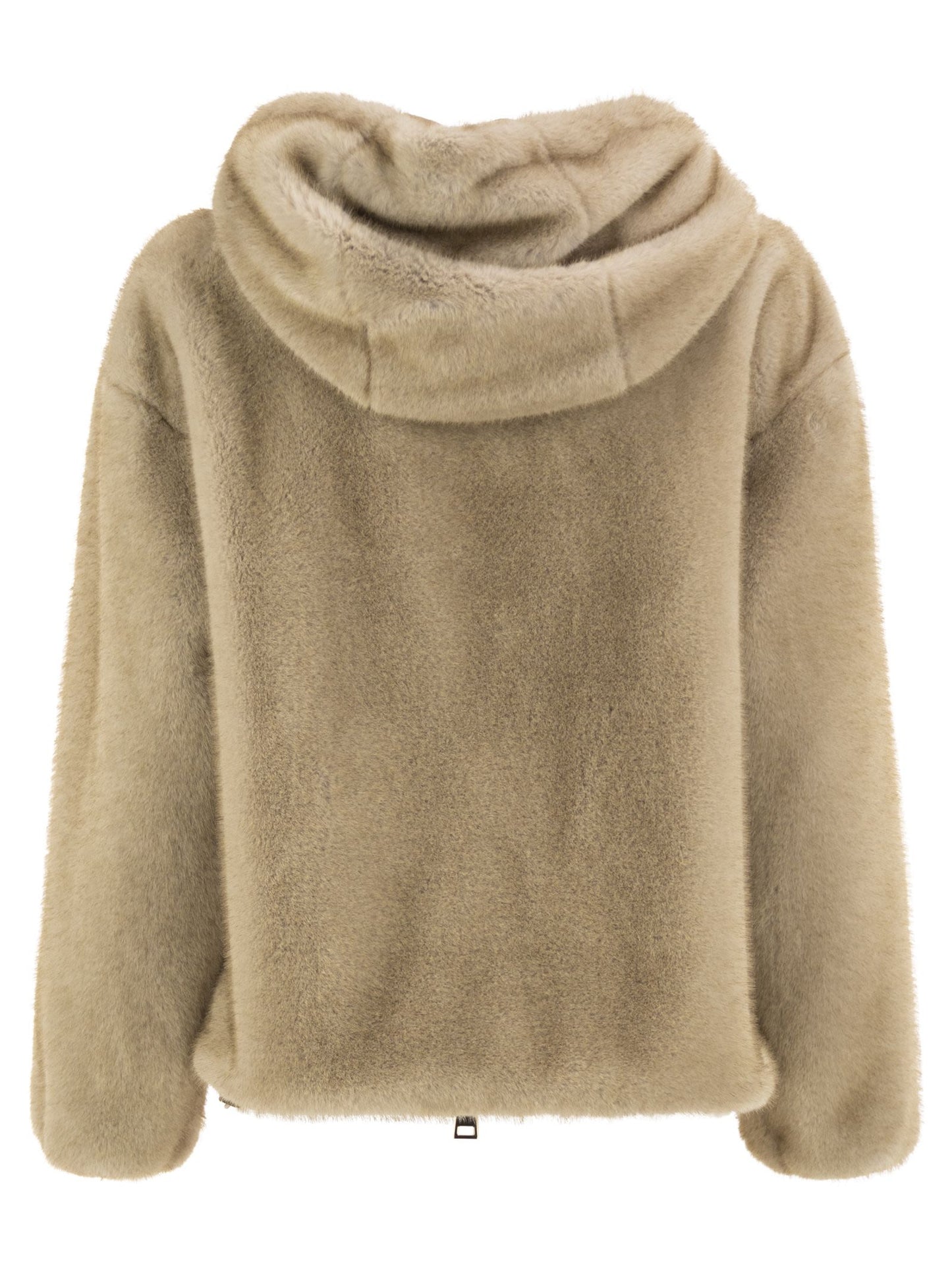 Herno Women Faux Fur Hooded Jacket HERNO