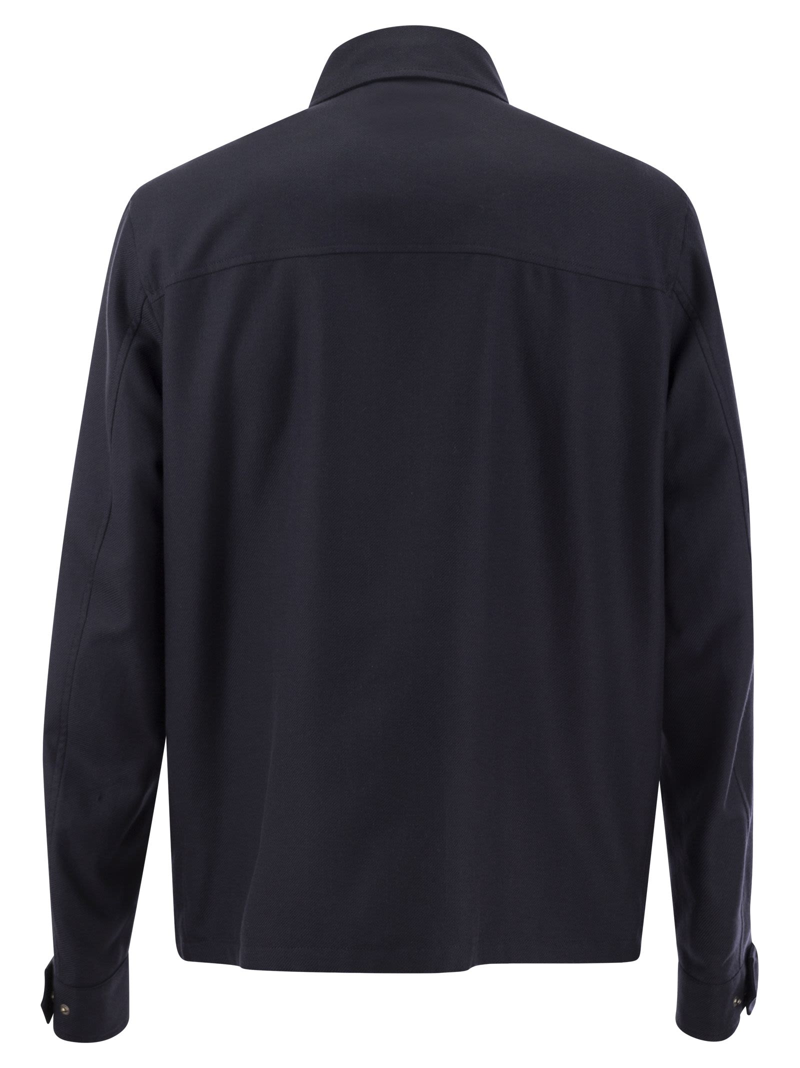 Herno Men Rain Cotton Cashmere Shirt HERNO
