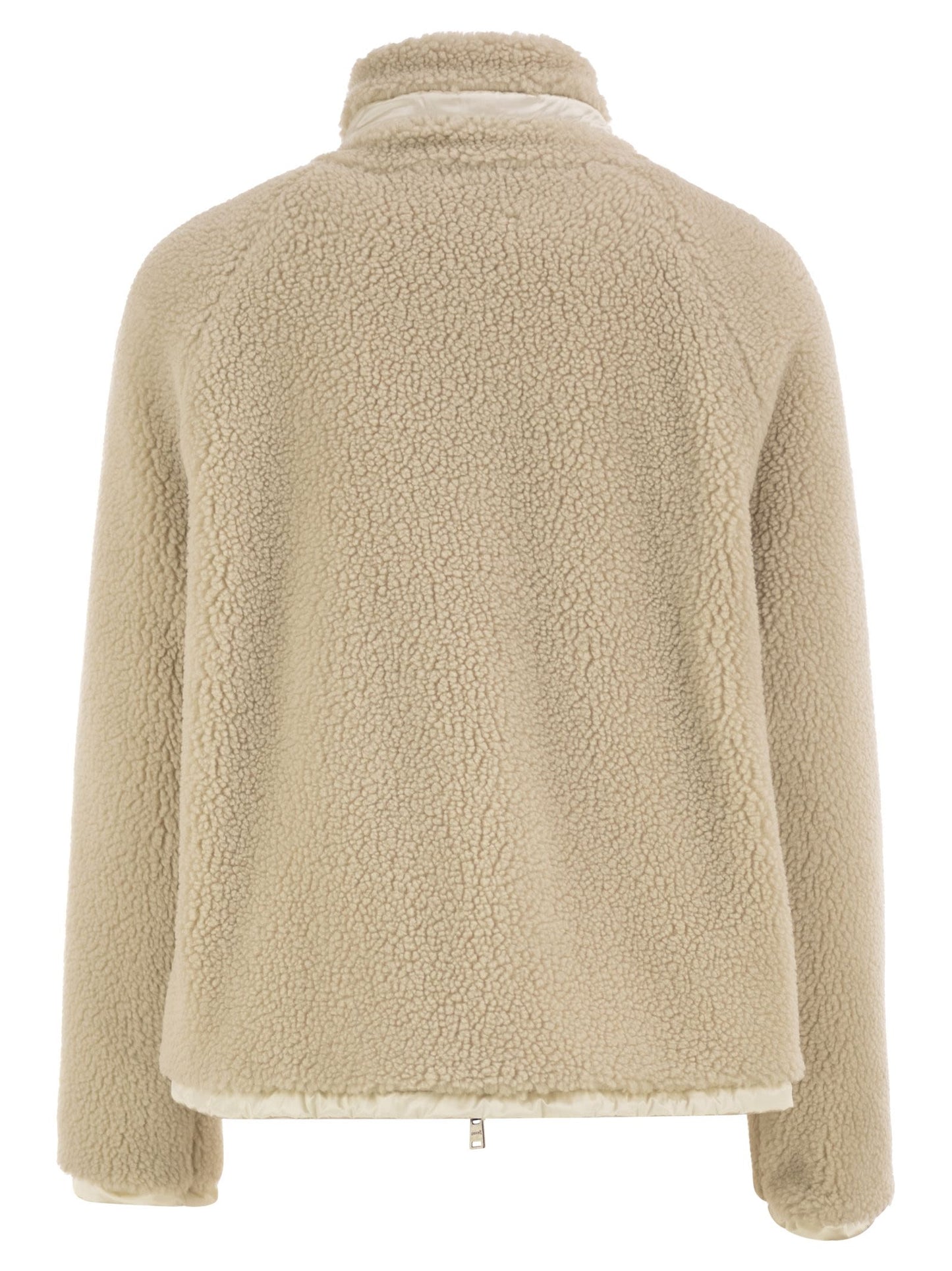 Herno Women Reversible Teddy Fleece And Technical Nylon Jacket HERNO