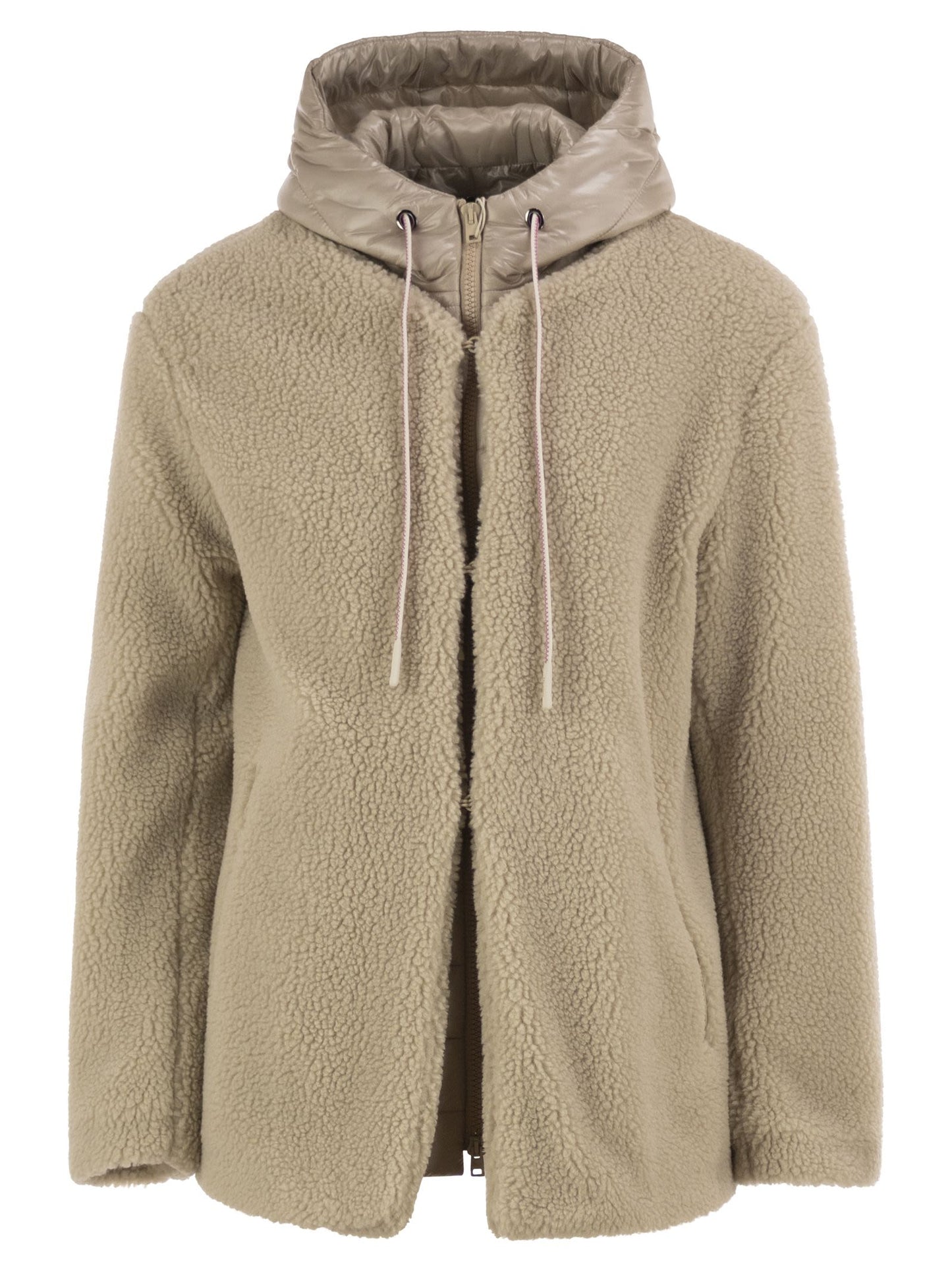Herno Women Teddy Jacket With Padded Hood HERNO