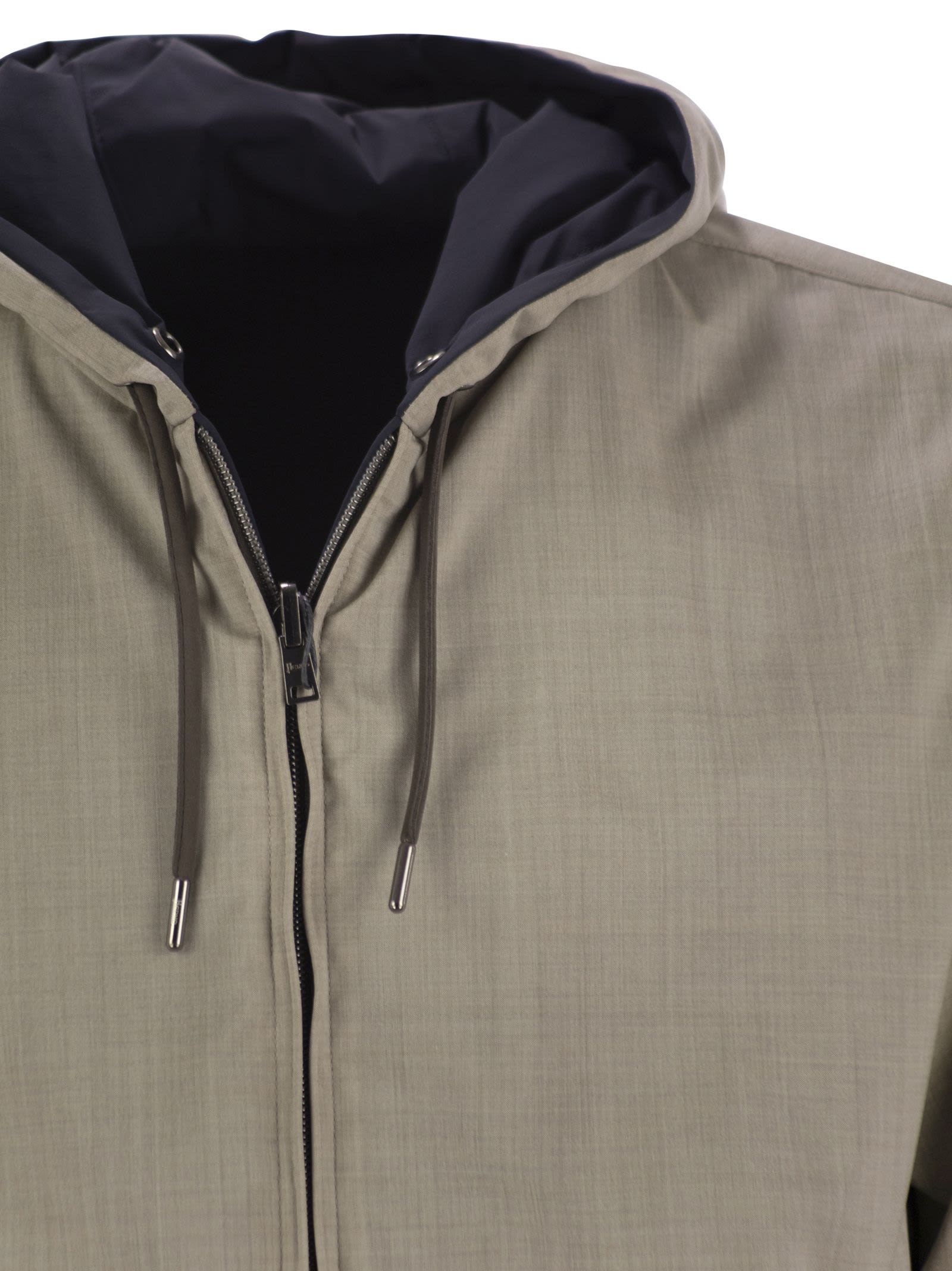 Herno Men Reversible Hooded Jacket HERNO
