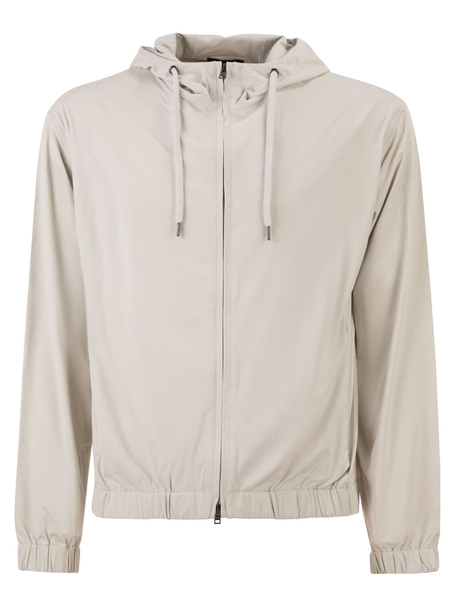 Herno Men Stretch Techno-Nylon Bomber Jacket HERNO