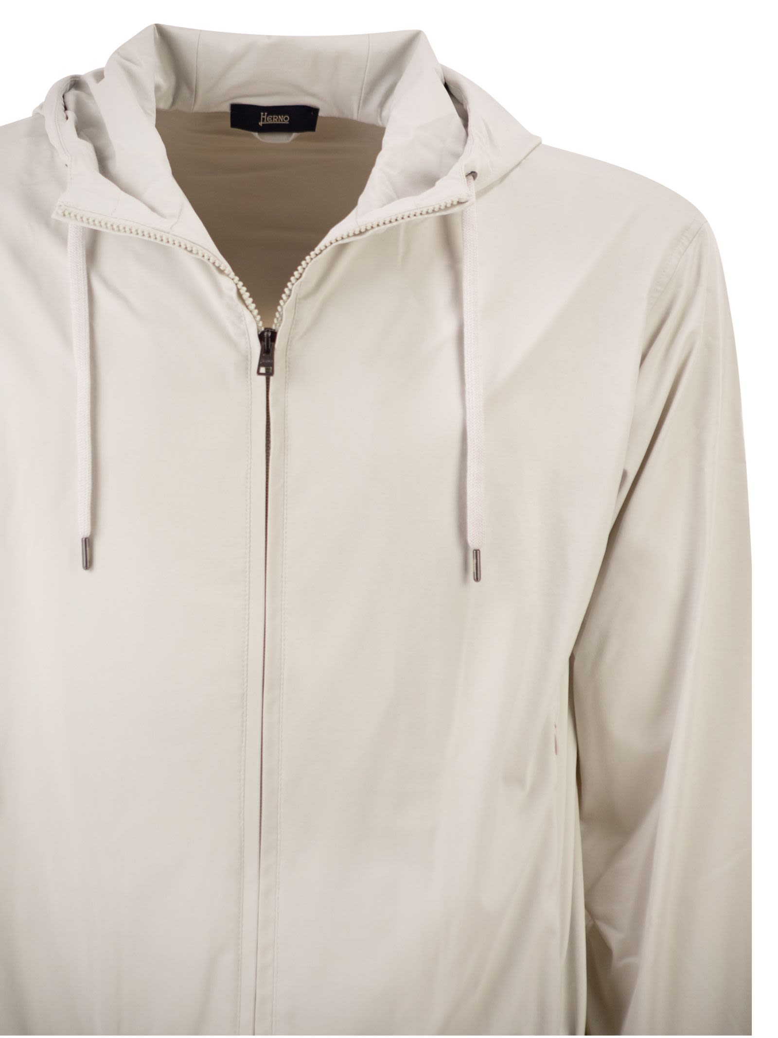 Herno Men Stretch Techno-Nylon Bomber Jacket HERNO