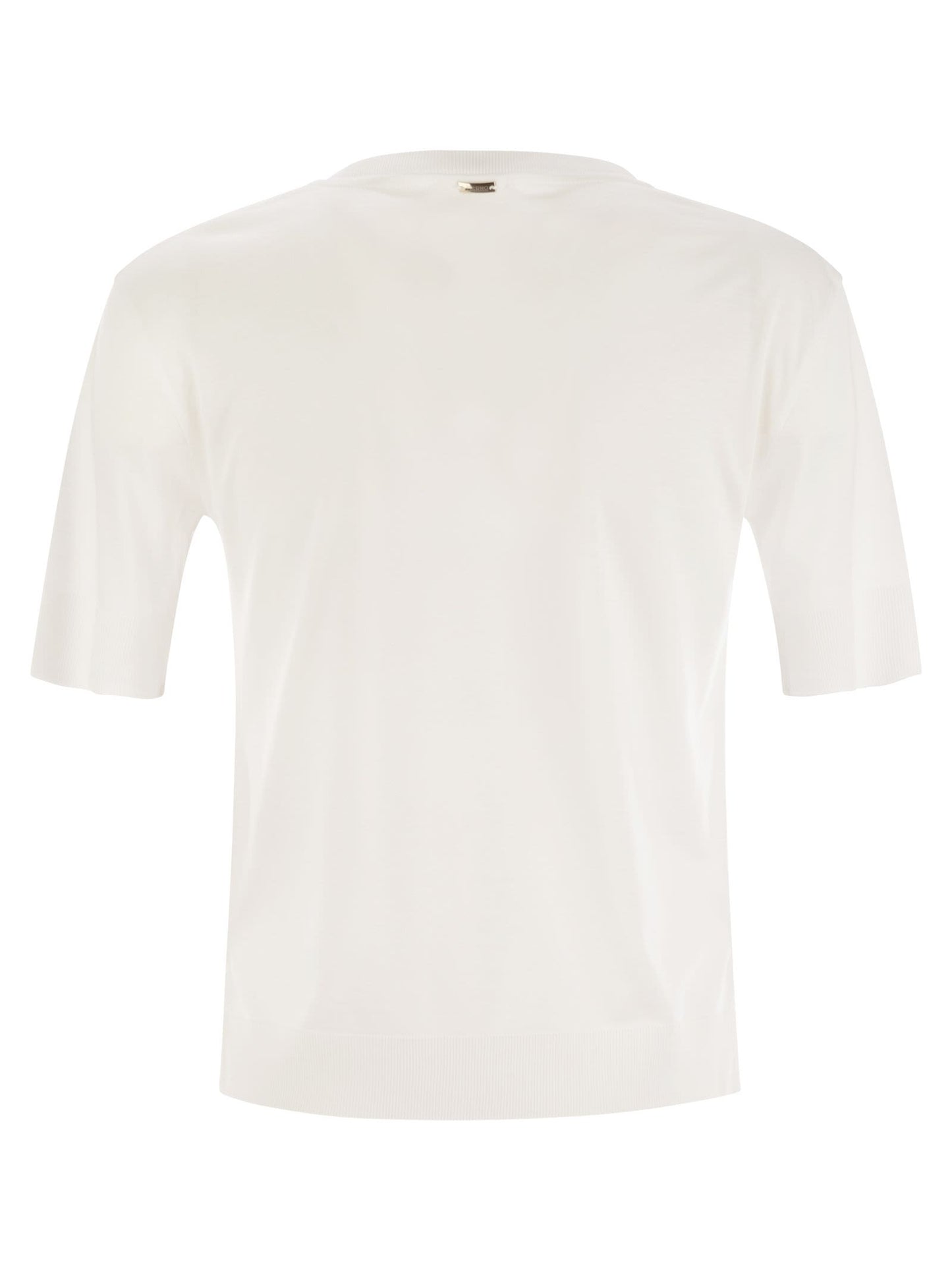 Herno Women Lyocell And Cotton T-Shirt HERNO