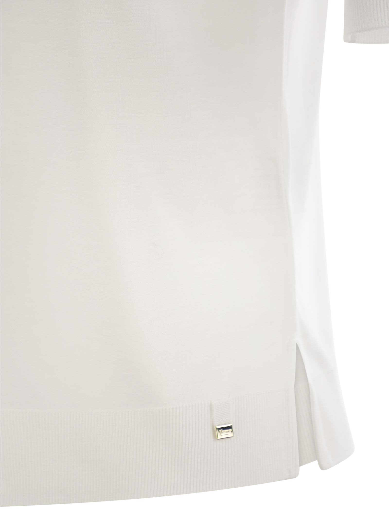 Herno Women Lyocell And Cotton T-Shirt HERNO
