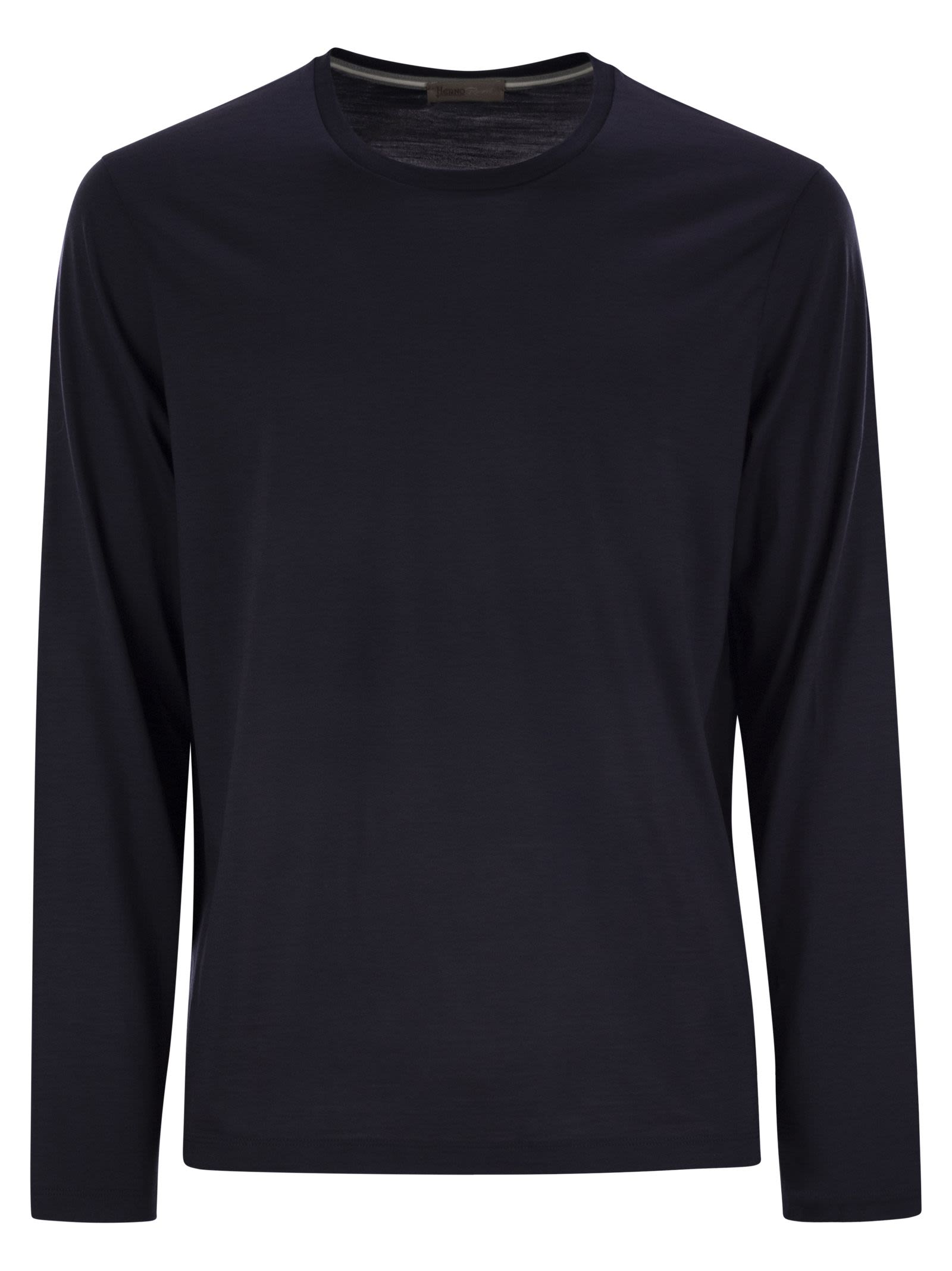 Herno Men Wool Jersey T-Shirt HERNO