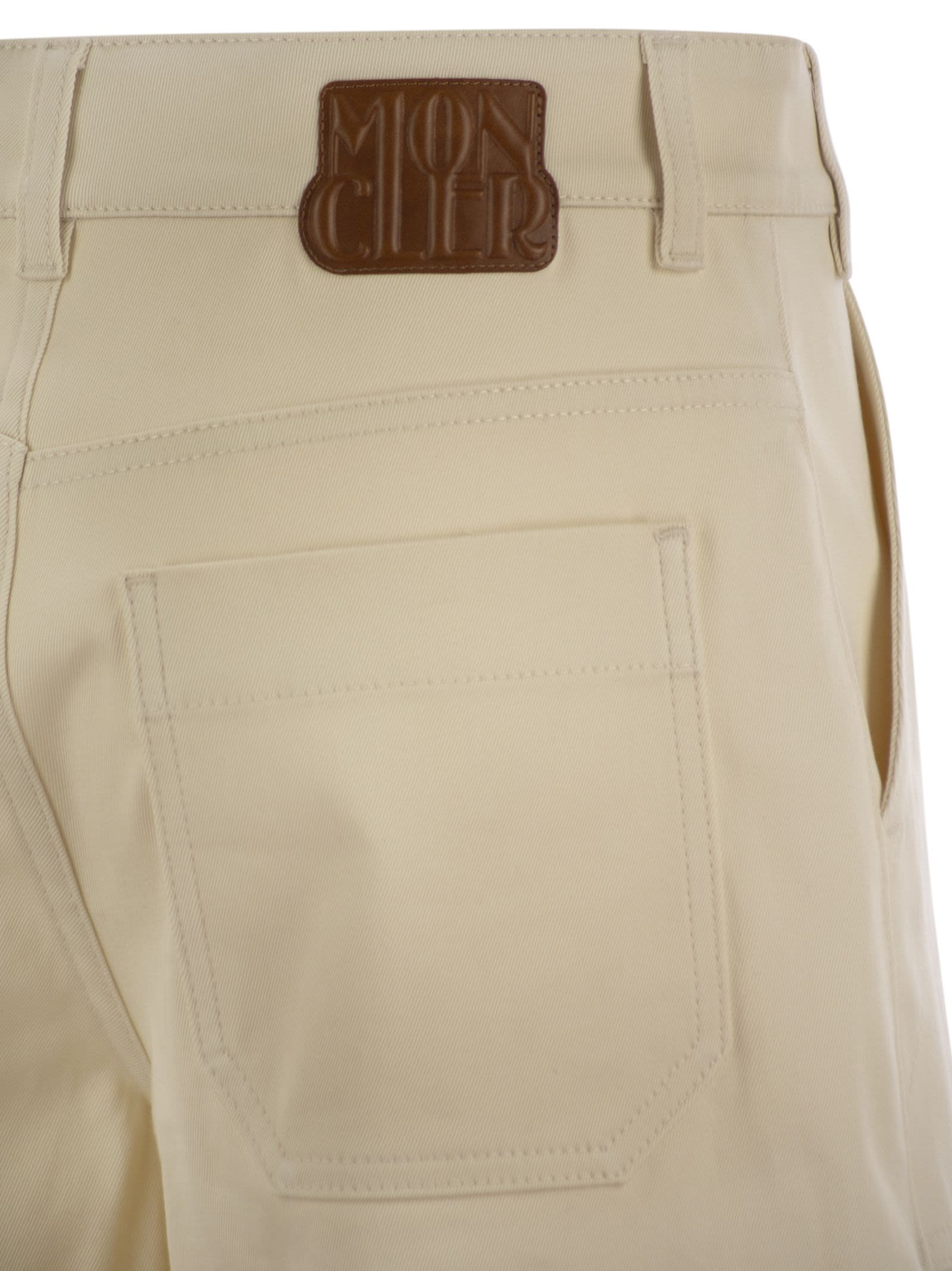 Moncler Women Cotton Gabardine Shorts MONCLER