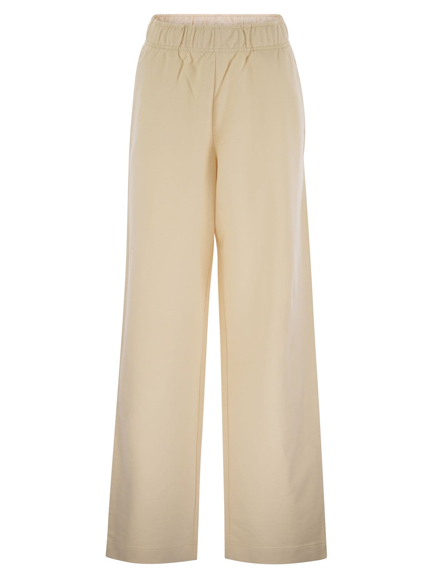 Moncler Women Wide-Leg Cotton Sport Pants MONCLER