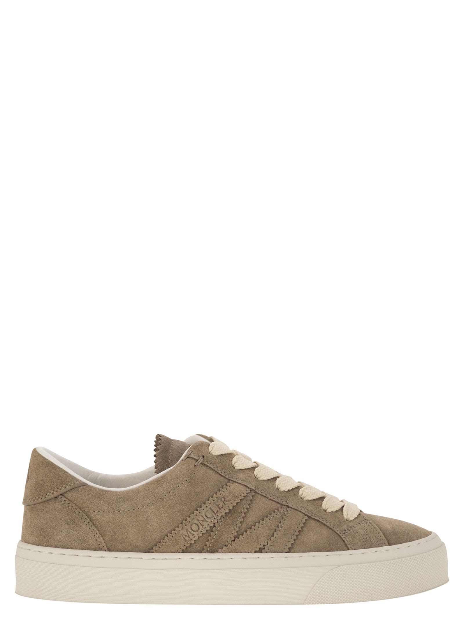 Moncler Women Monaco2 - Suede Sneakers MONCLER
