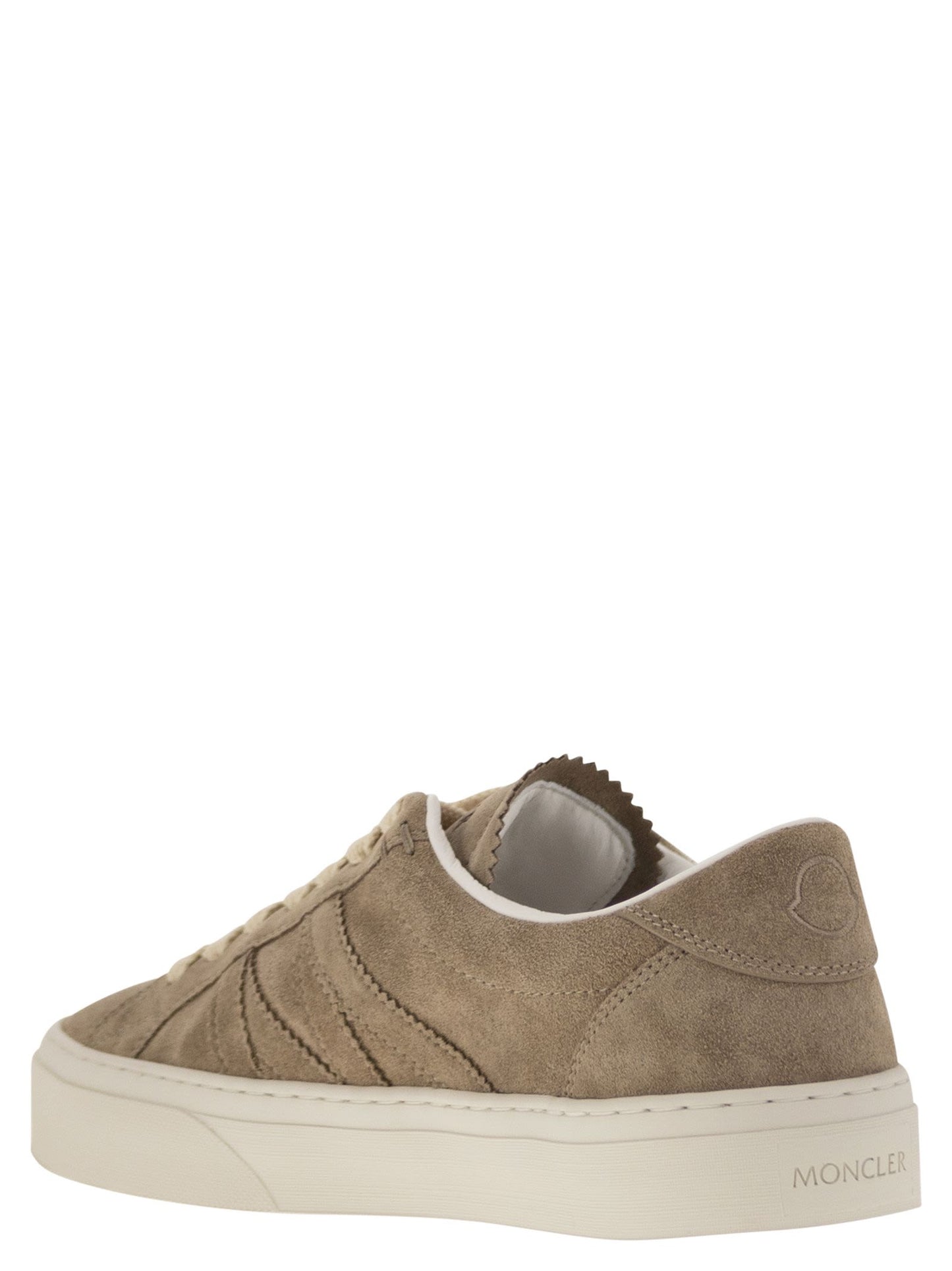 Moncler Women Monaco2 - Suede Sneakers MONCLER