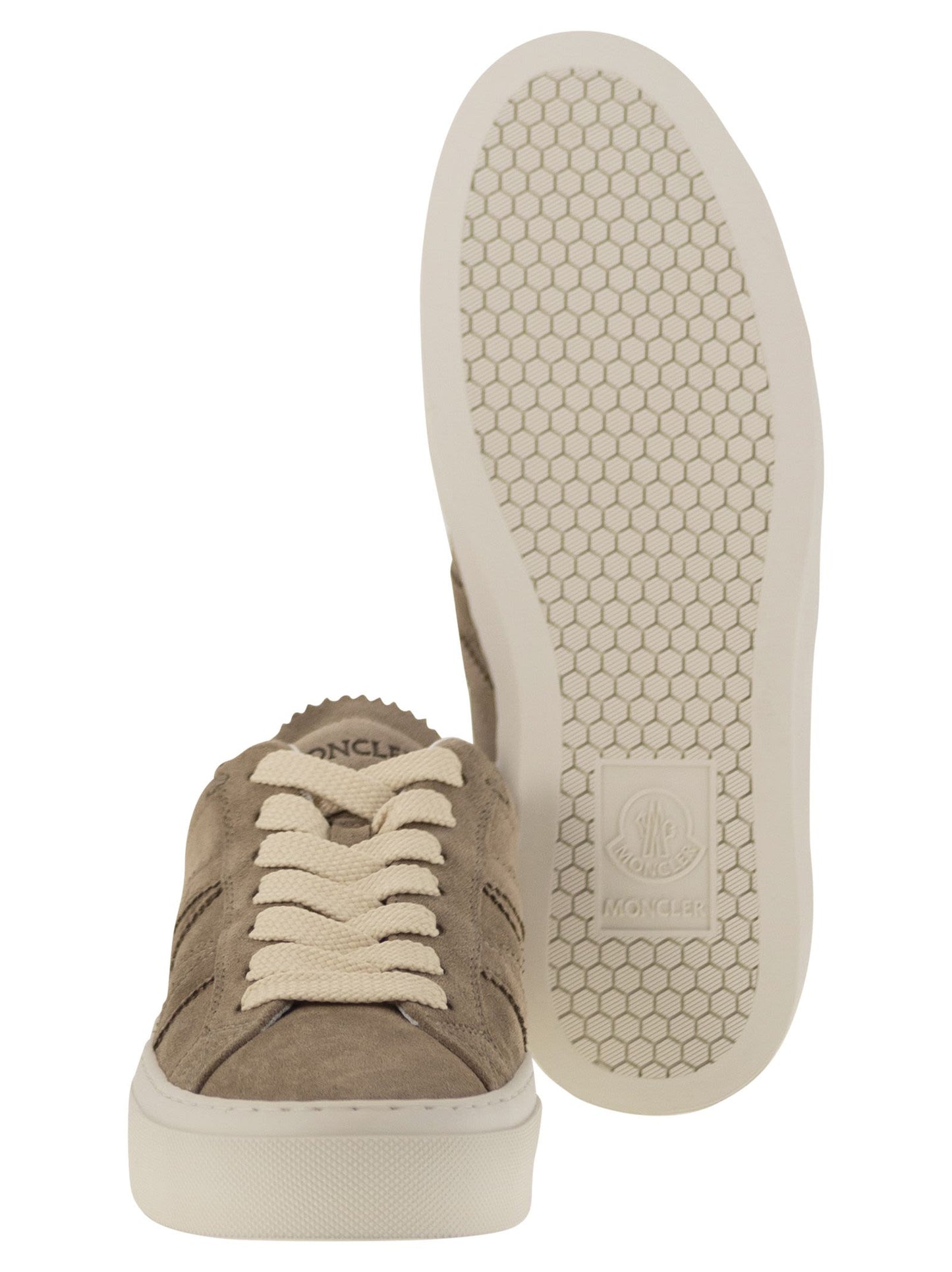 Moncler Women Monaco2 - Suede Sneakers MONCLER