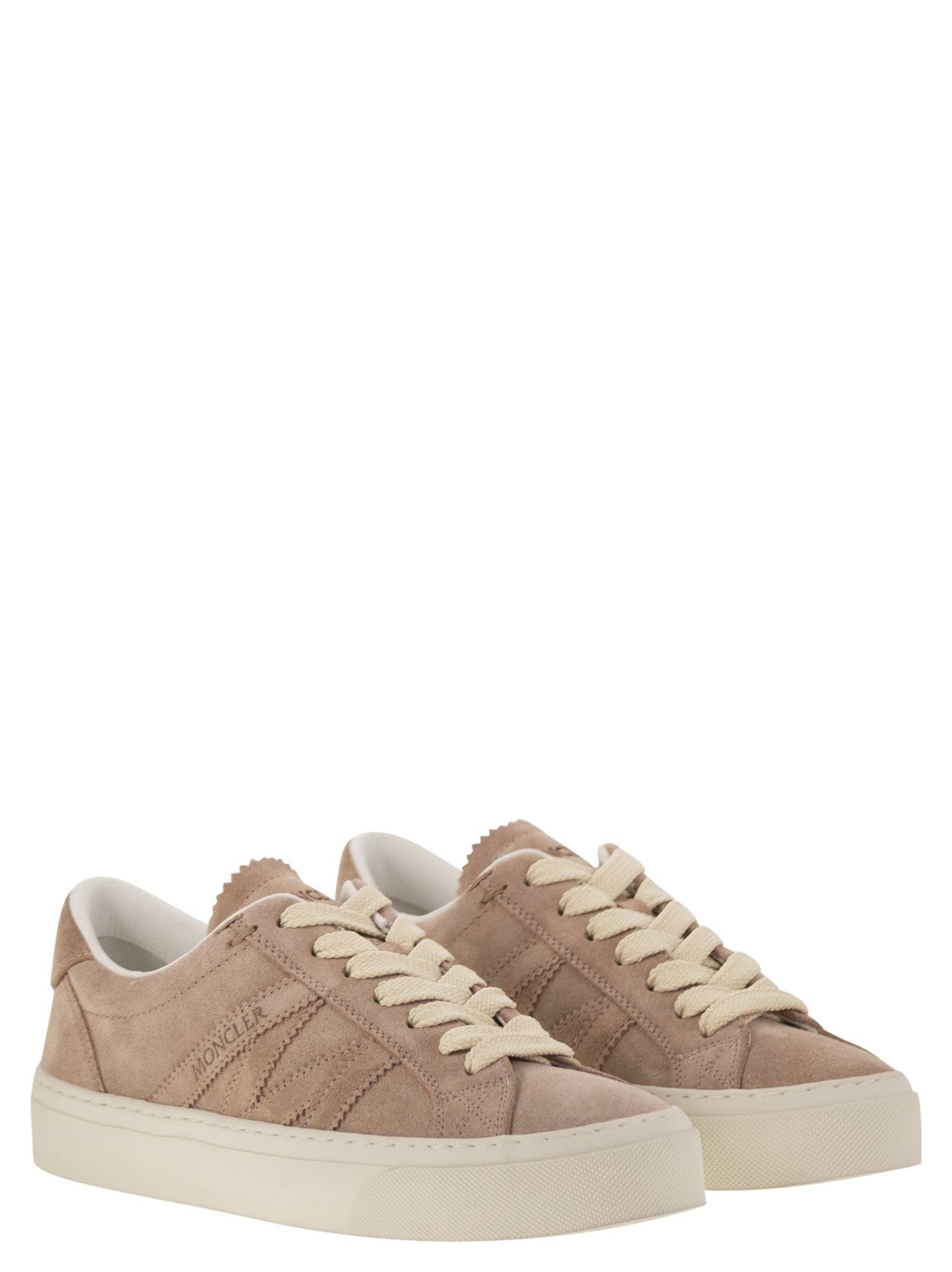 Moncler Women Monaco2 - Suede Sneakers MONCLER