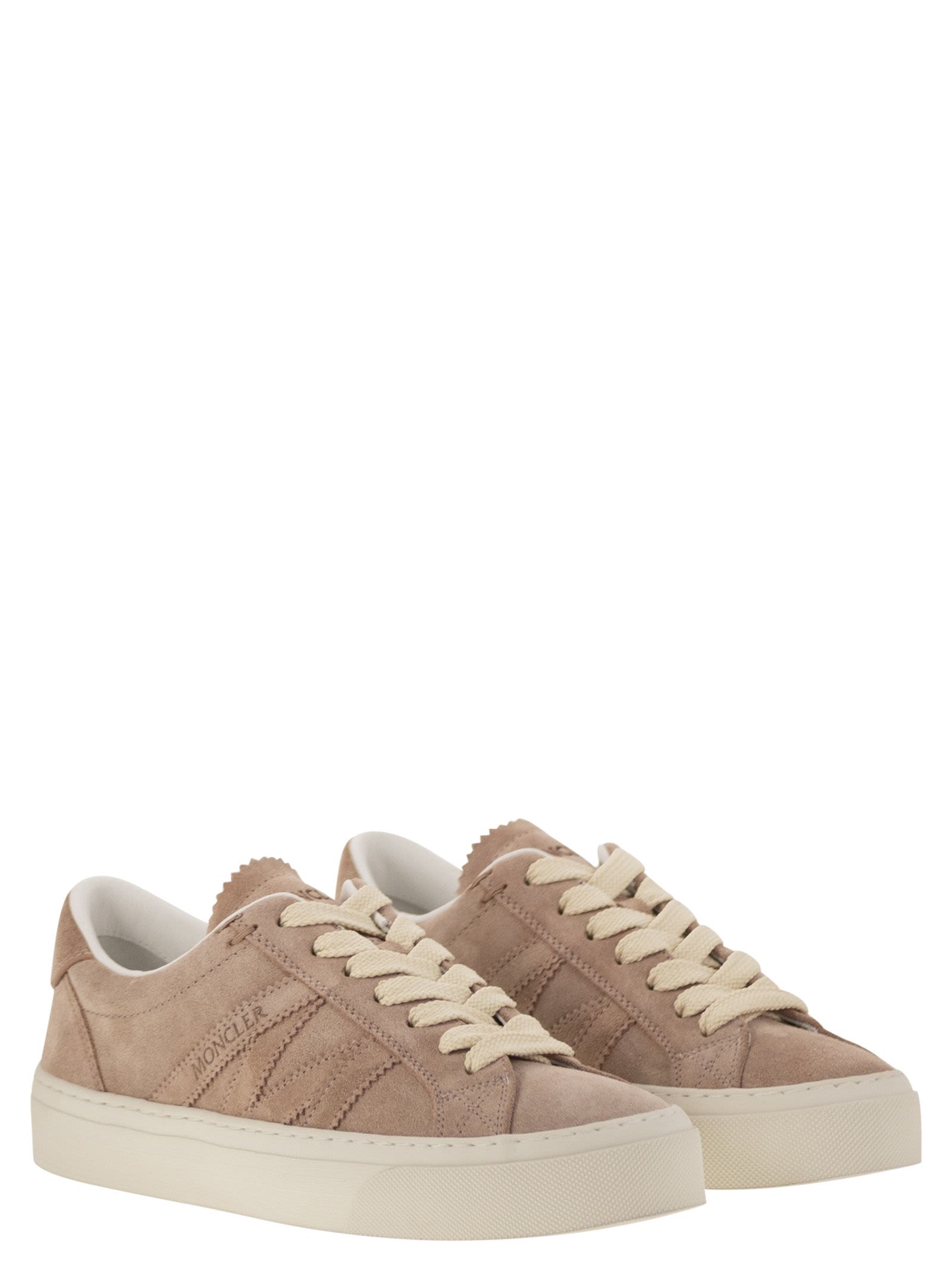Moncler Women Monaco2 - Suede Sneakers MONCLER