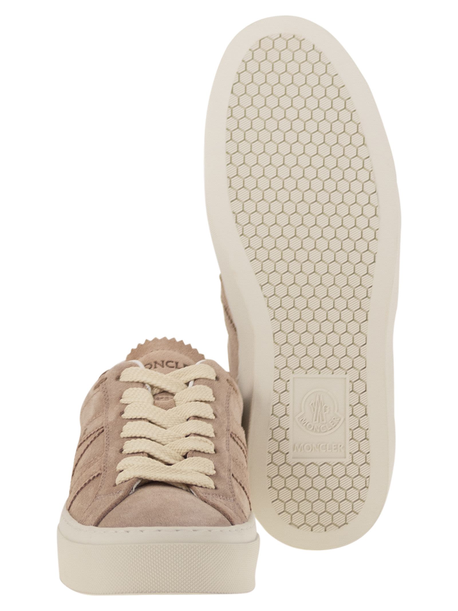 Moncler Women Monaco2 - Suede Sneakers MONCLER