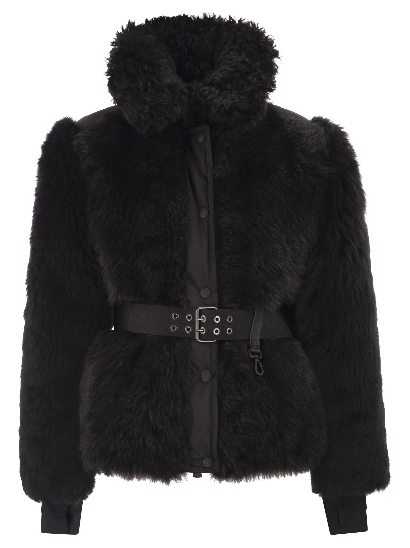 Moncler Grenoble Women Valdivian - Shearling Down Jacket MONCLER GRENOBLE