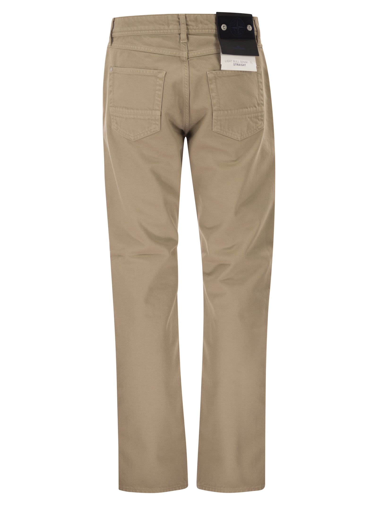 Stone Island Men 5-Pocket Trousers In Cotton Twill STONE ISLAND