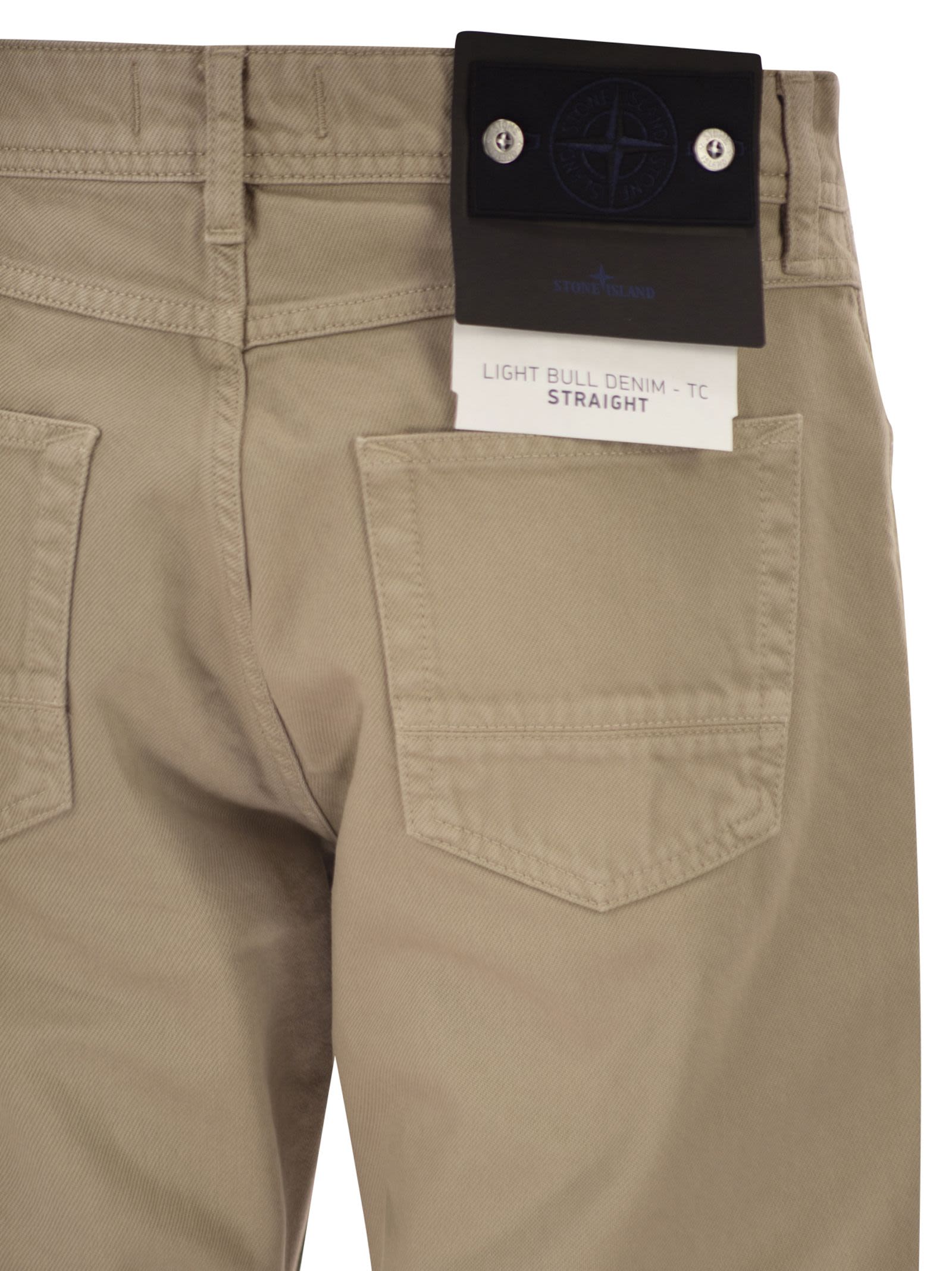 Stone Island Men 5-Pocket Trousers In Cotton Twill STONE ISLAND