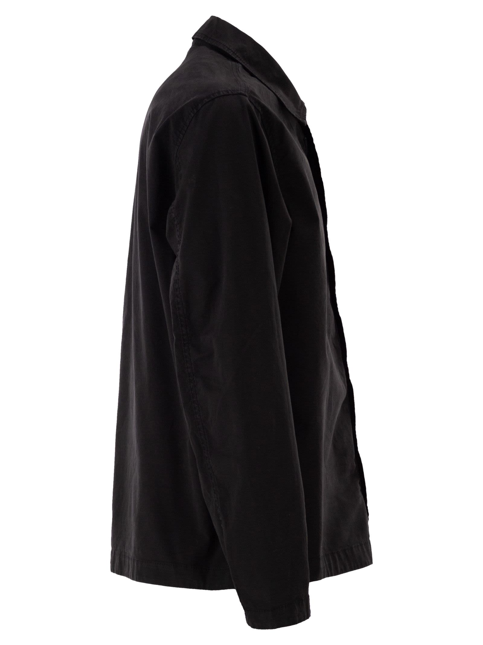 Stone Island Men Regular Fit Overshirt With Concealed Zip STONE ISLAND