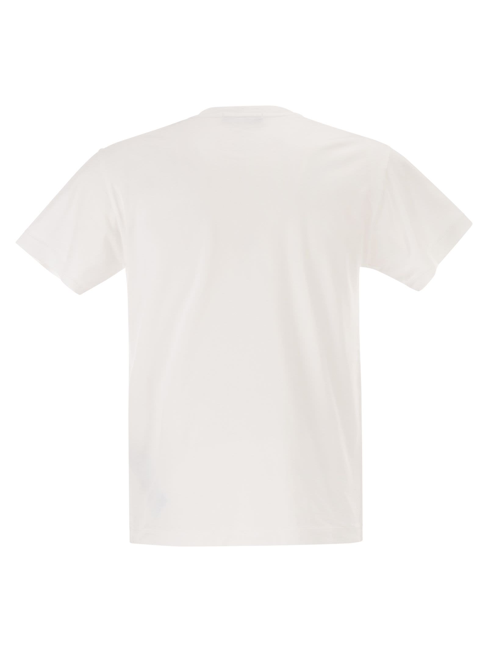 Stone Island Men Slim Fit T-Shirt With Compass Patch STONE ISLAND