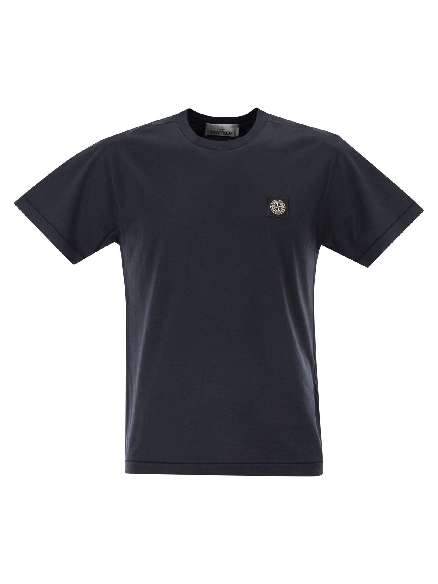 Stone Island Men Slim Fit T-Shirt With Compass Patch STONE ISLAND