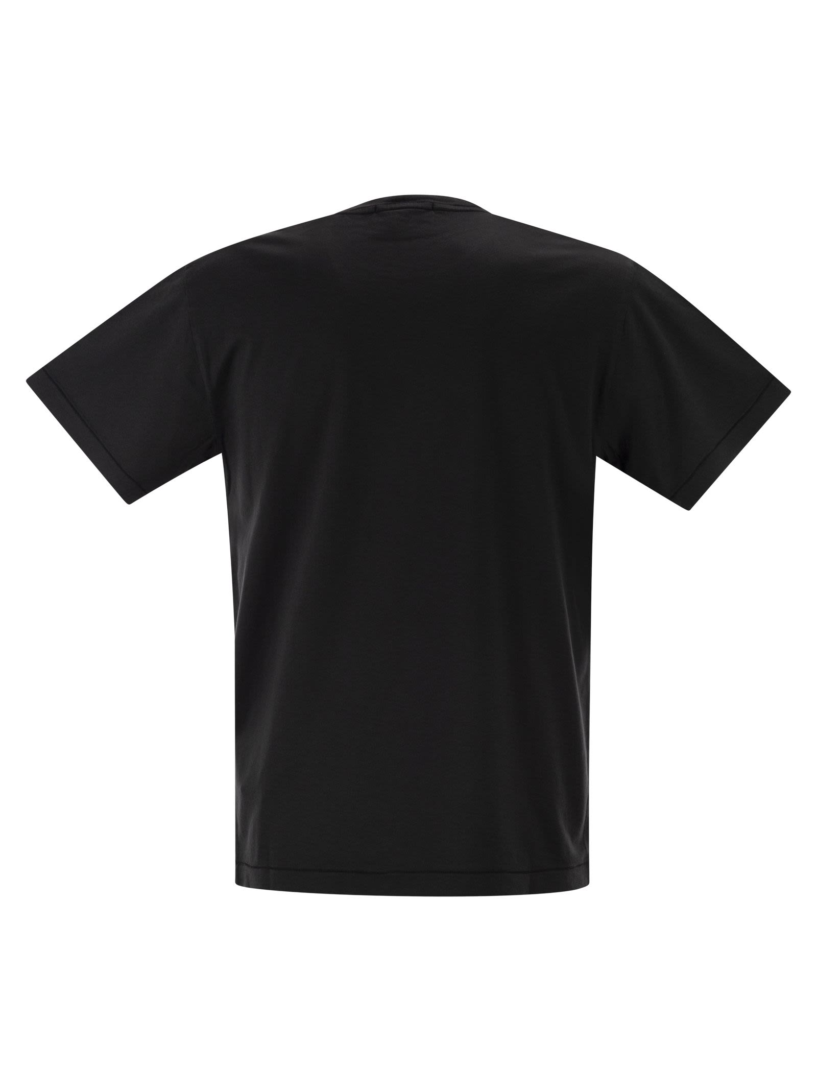 Stone Island Men Slim Fit T-Shirt With Compass Patch STONE ISLAND