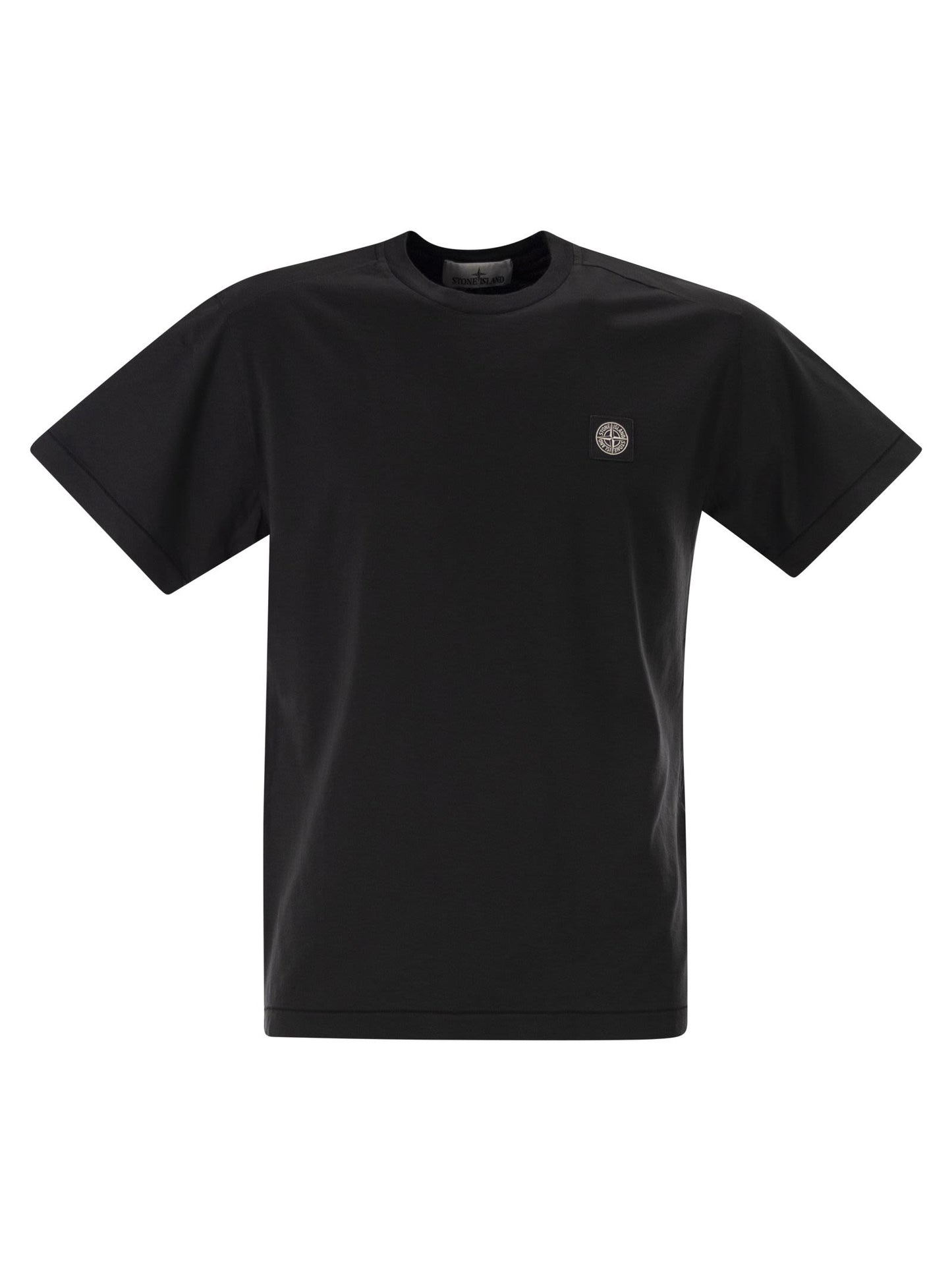 Stone Island Men Slim Fit T-Shirt With Compass Patch STONE ISLAND
