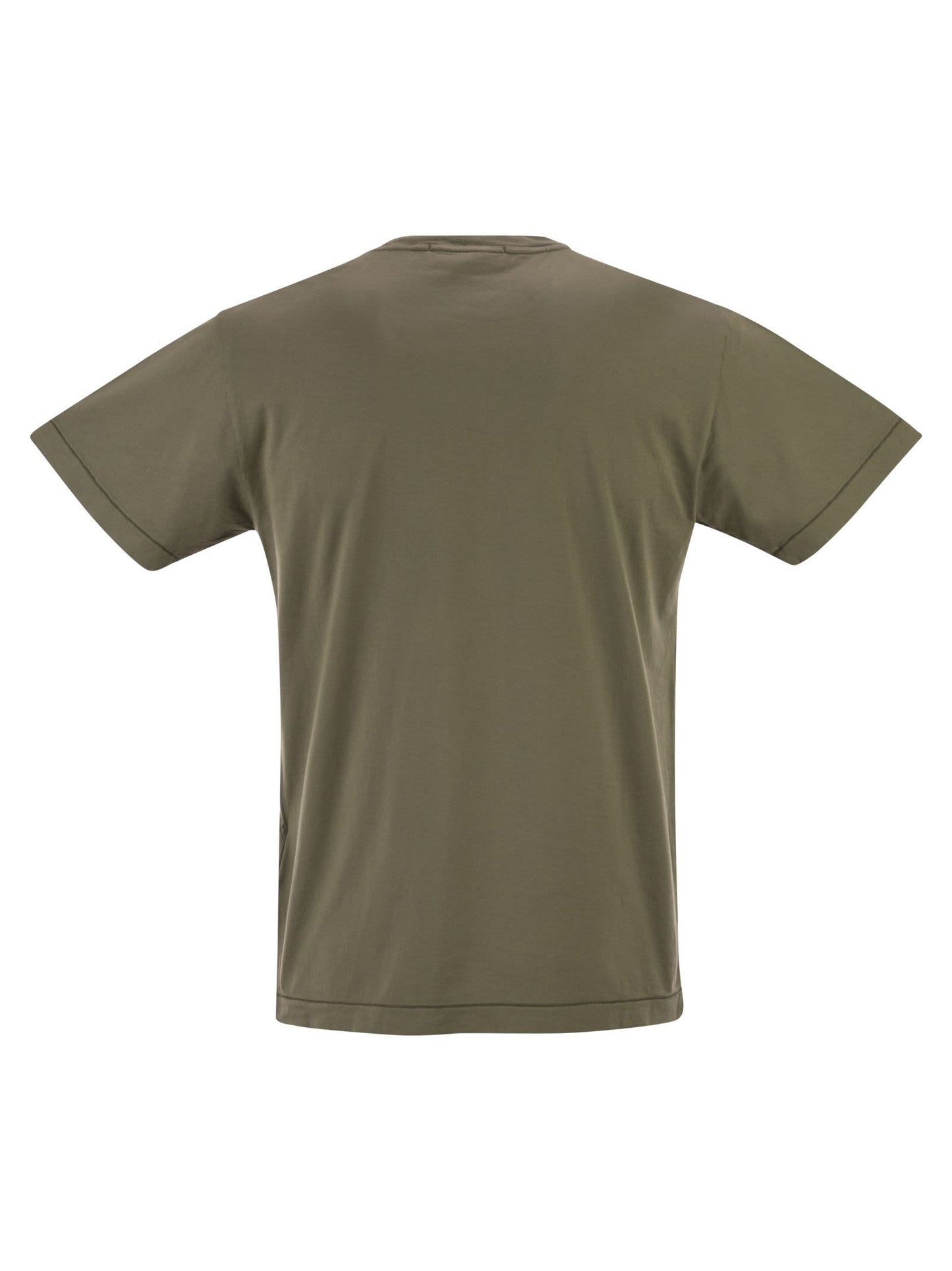 Stone Island Men Slim Fit T-Shirt With Compass Patch STONE ISLAND