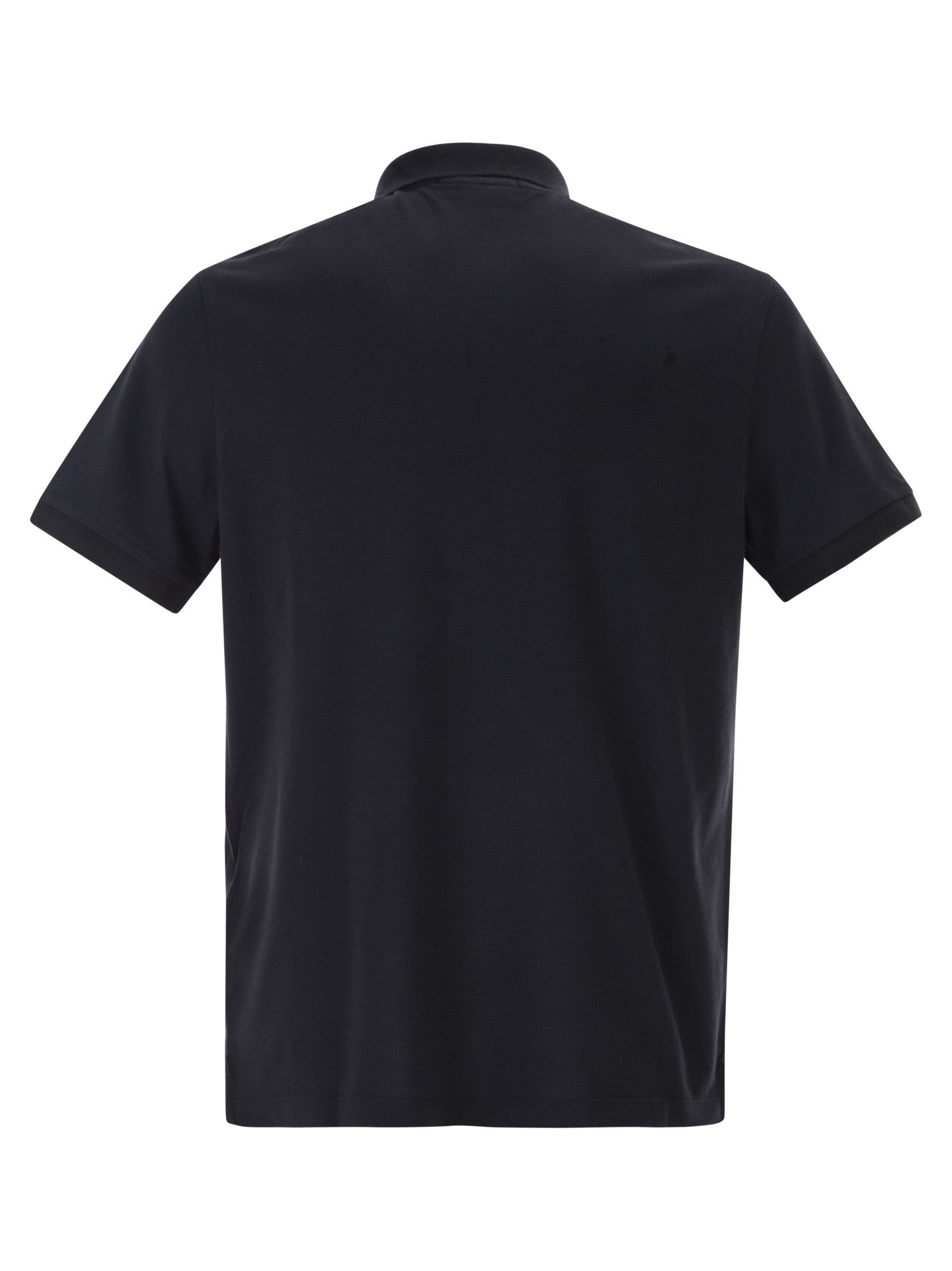 Stone Island Men Regular Fit Short-Sleeved Polo Shirt With Compass Patch STONE ISLAND