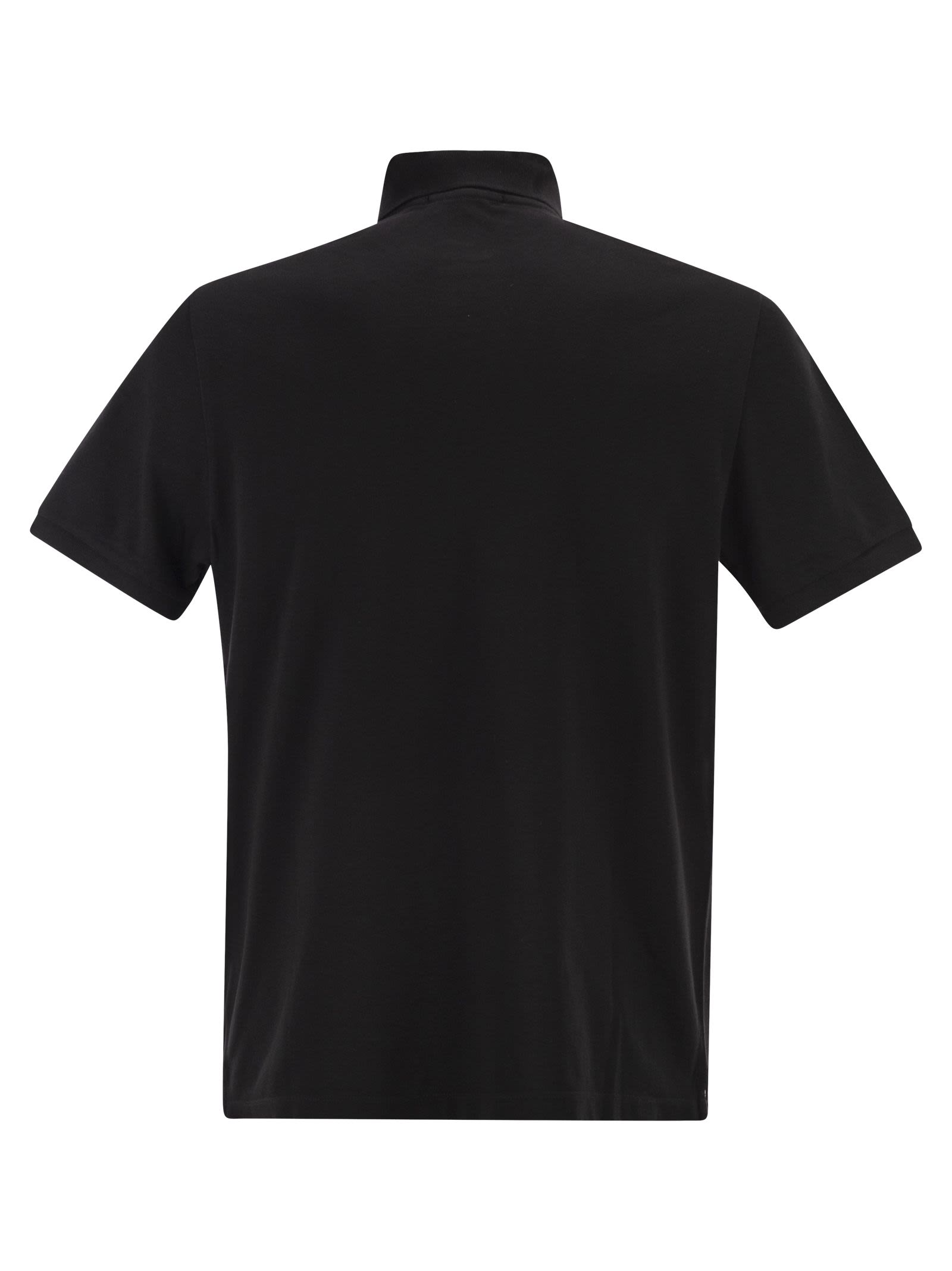 Stone Island Men Regular Fit Short-Sleeved Polo Shirt With Compass Patch STONE ISLAND