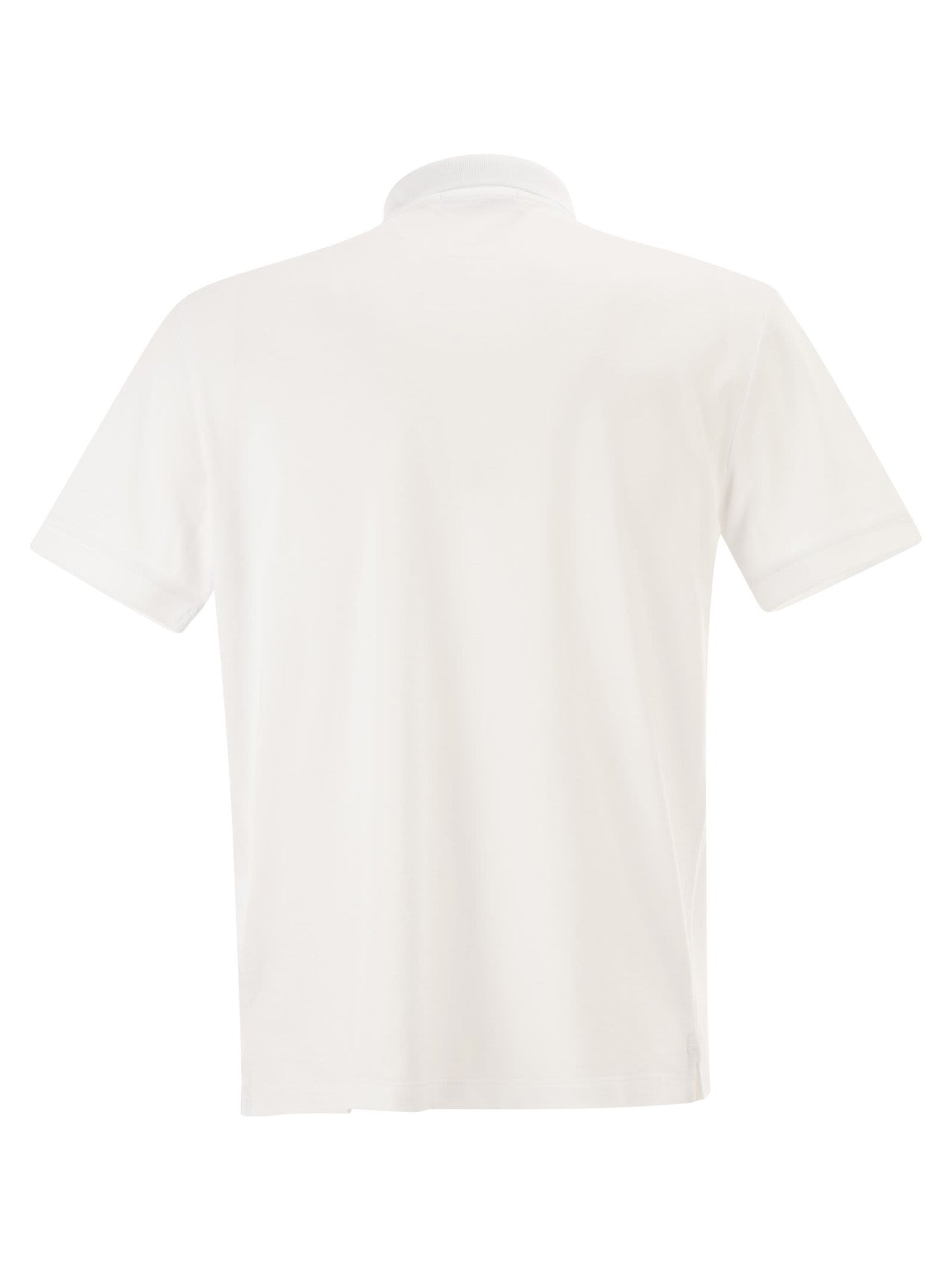 Stone Island Men Regular Fit Short-Sleeved Polo Shirt With Compass Patch