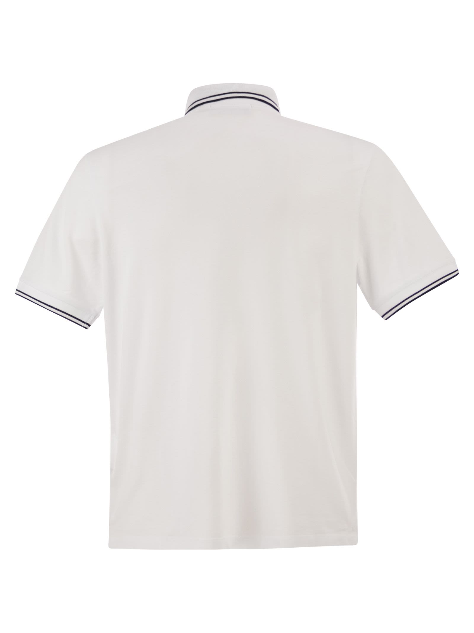 Stone Island Men Slim Fit Short Sleeve Polo Shirt With Compass Patch STONE ISLAND