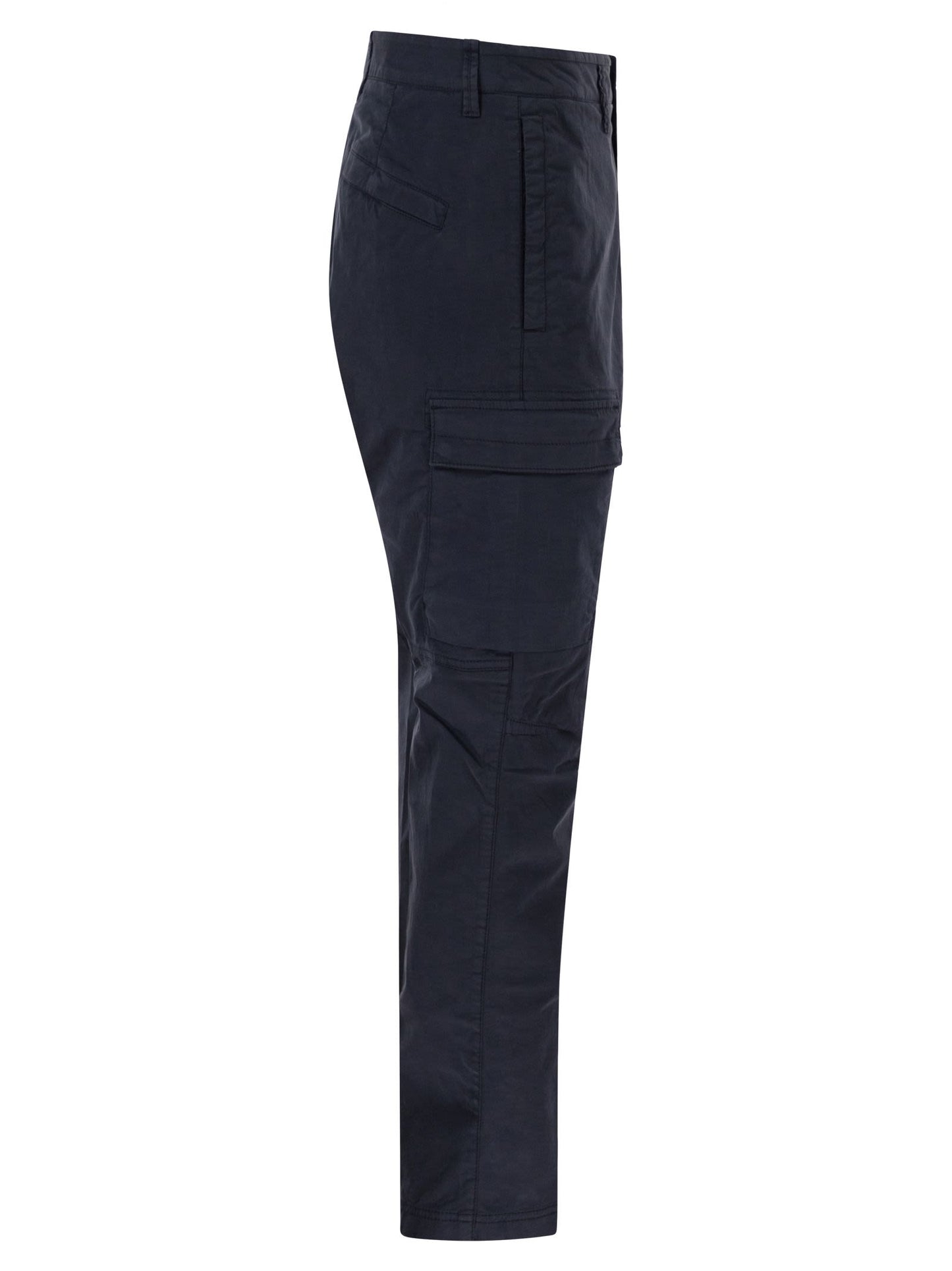 Stone Island Men Regular Tapered Fit Cargo Trousers STONE ISLAND
